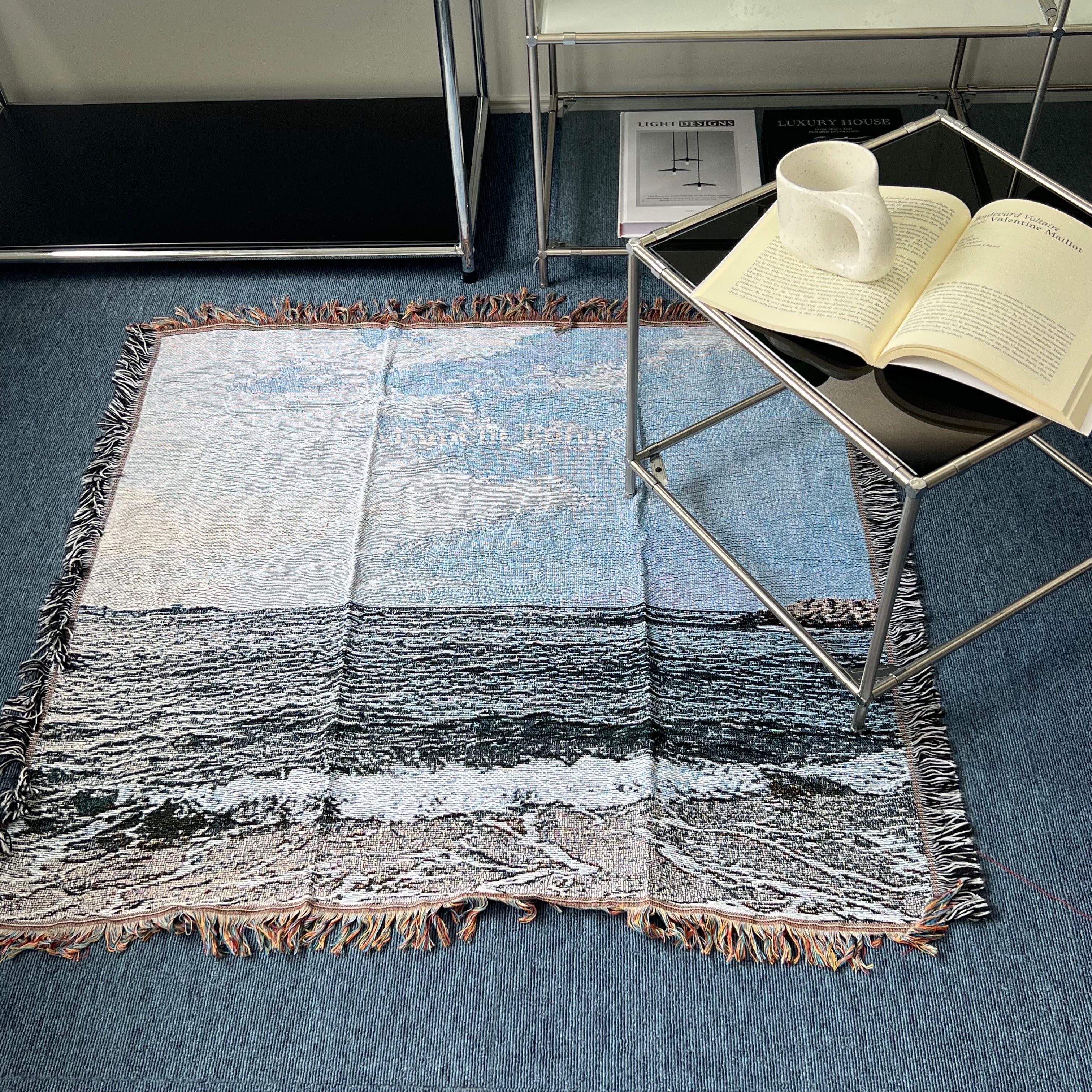 Vintage fabric poster - ocean -