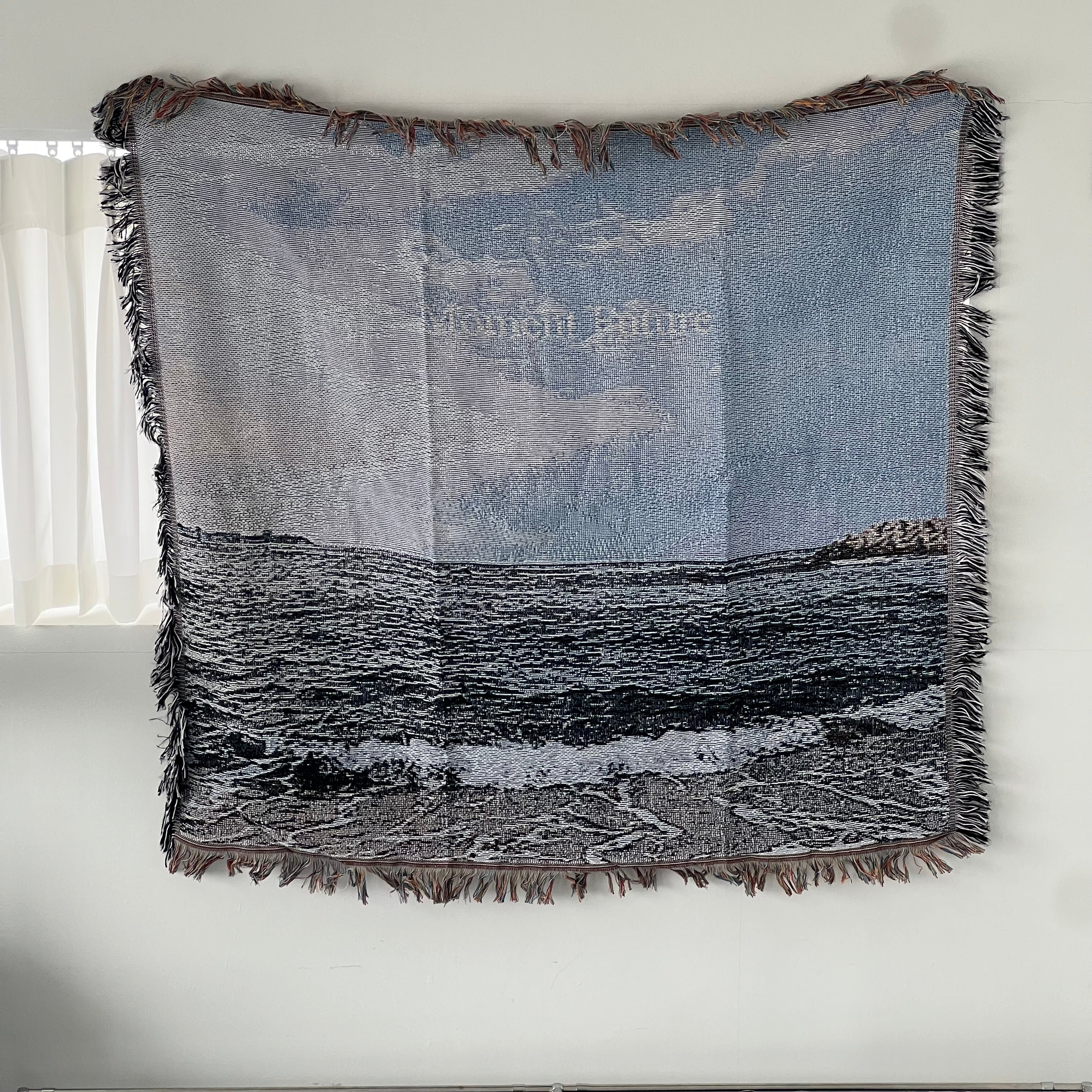Vintage fabric poster - ocean -