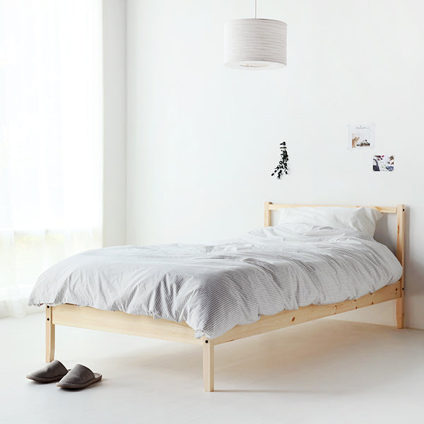 【Market B】FRUGA Wood modern bed -シングル-