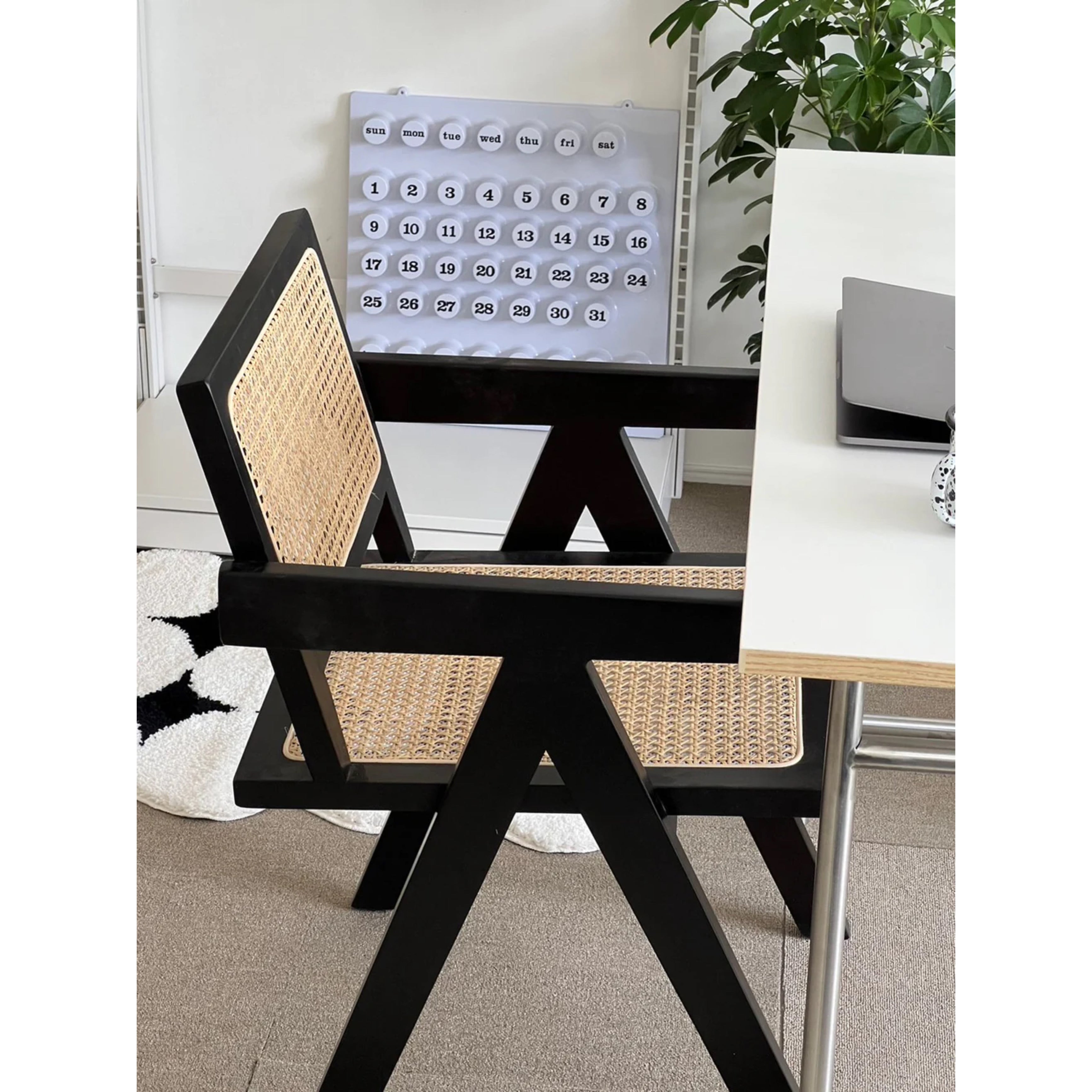 C36 Rattan Wood Chair