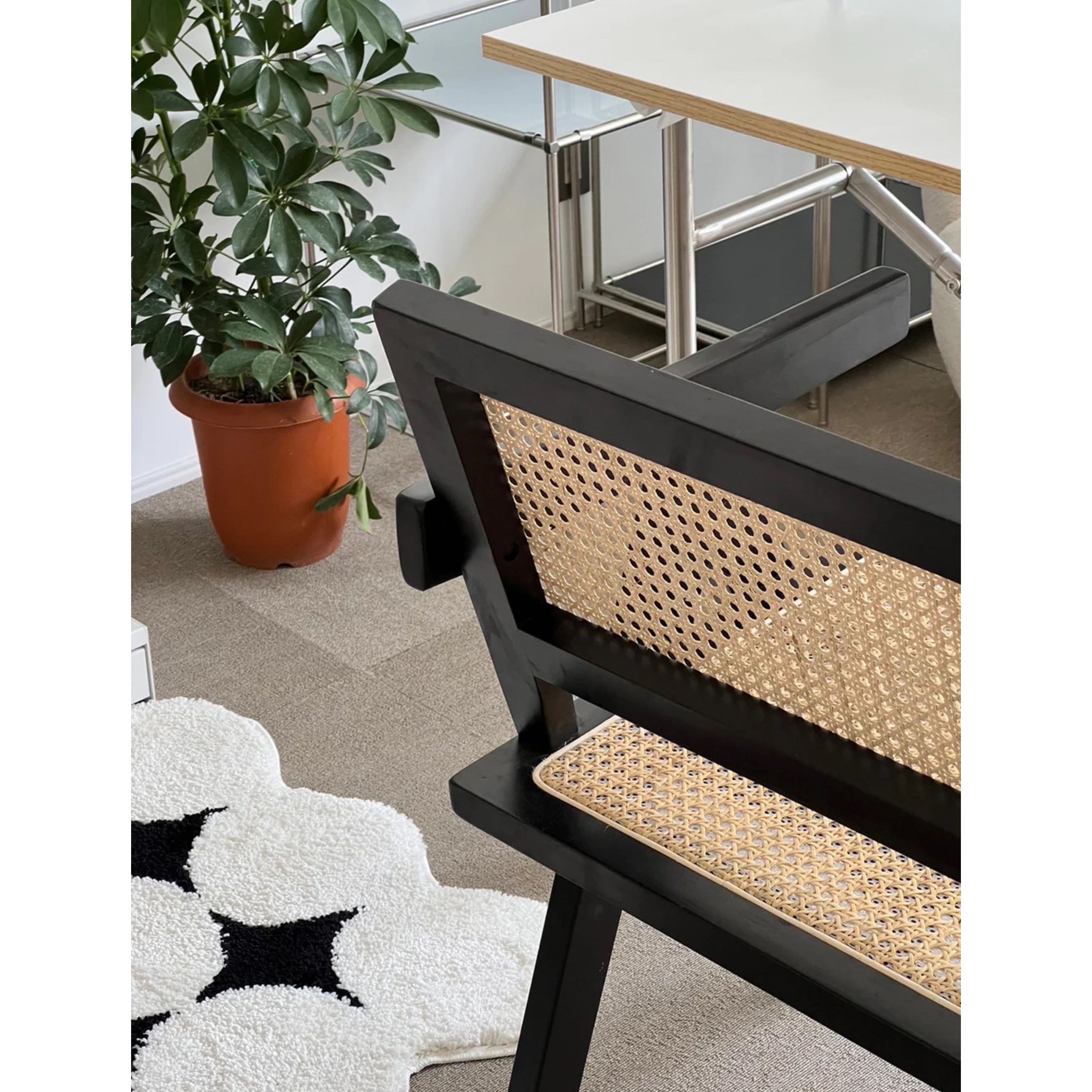 C36 Rattan Wood Chair