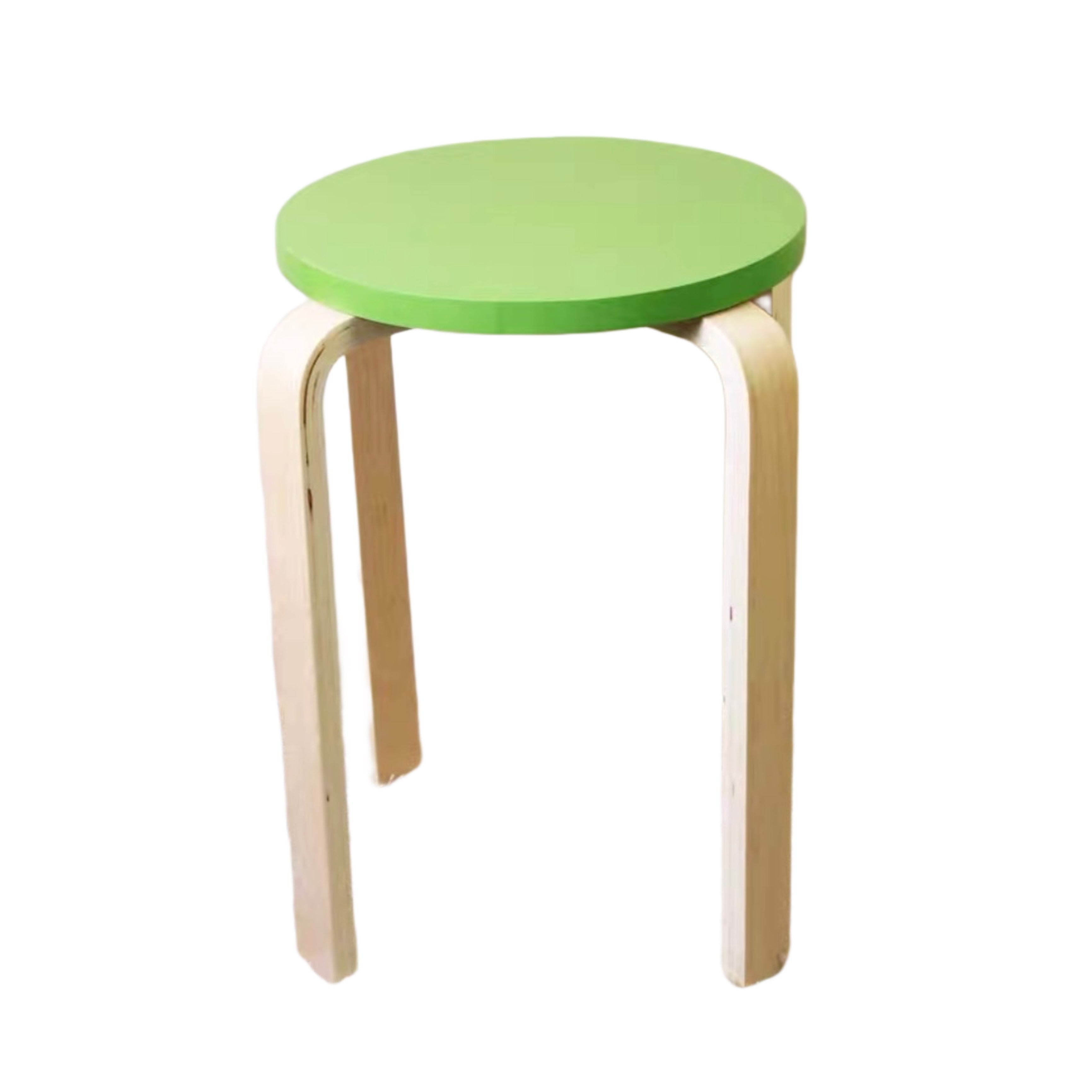 C53 Wood colorful stool