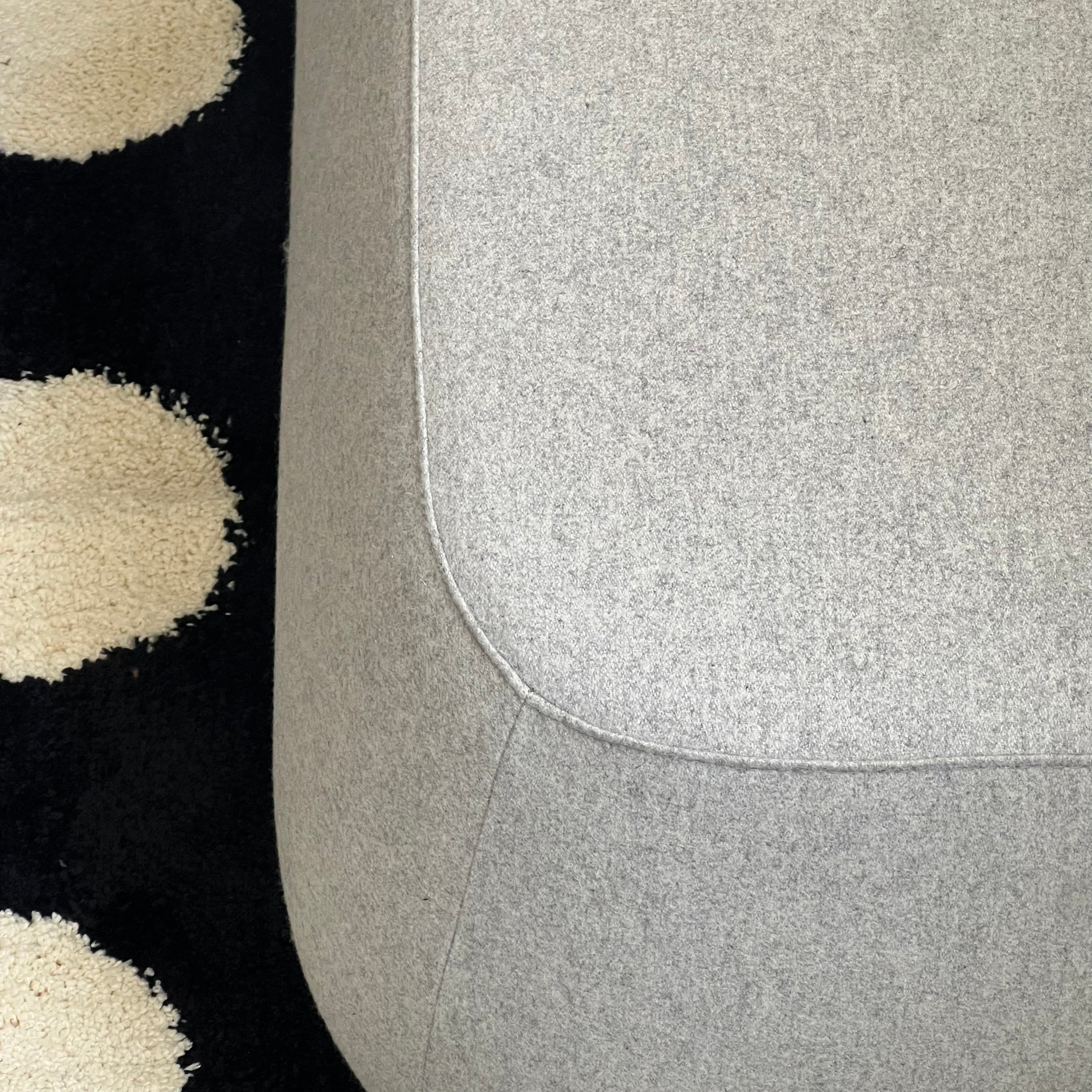 Wool bench sofa