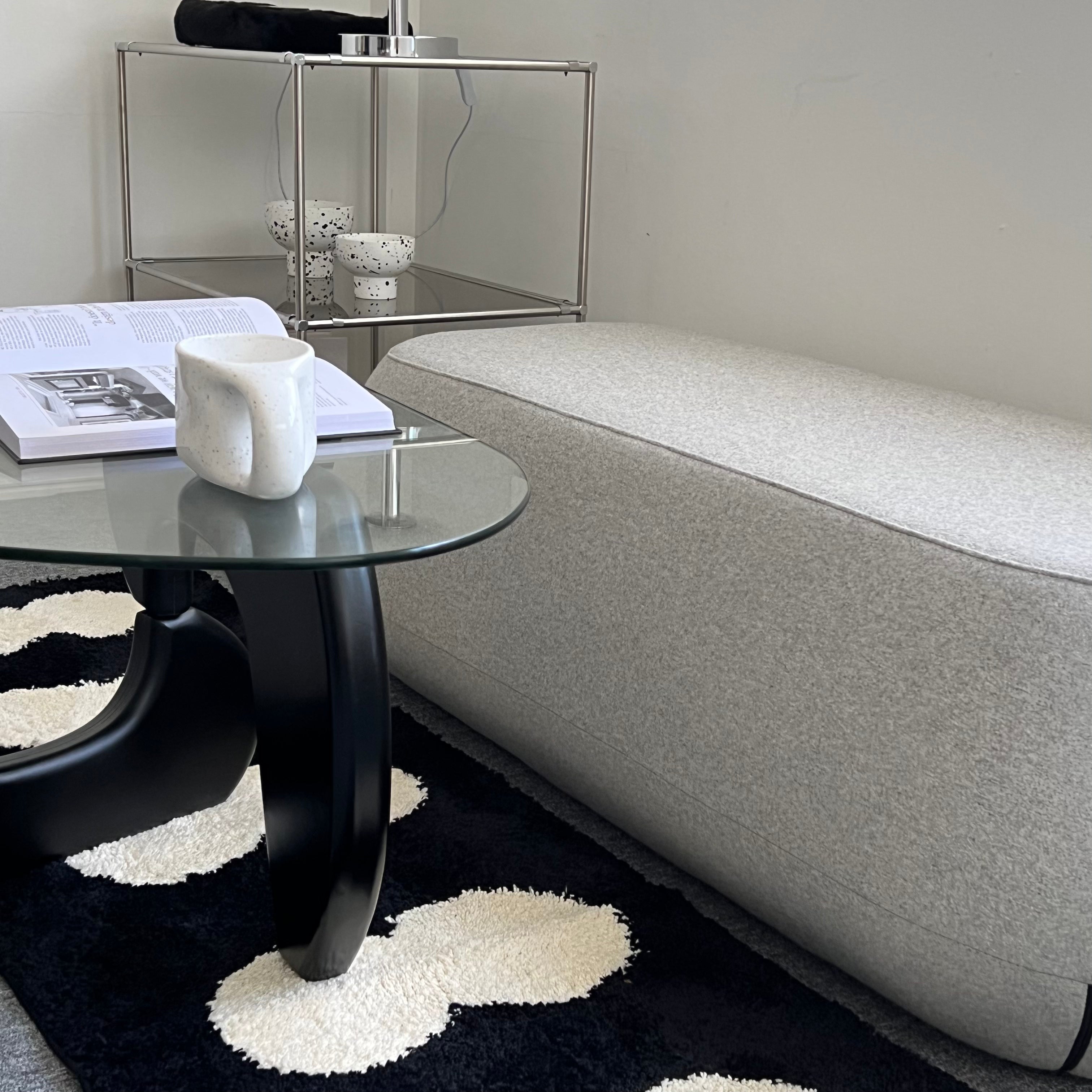 Wool bench sofa