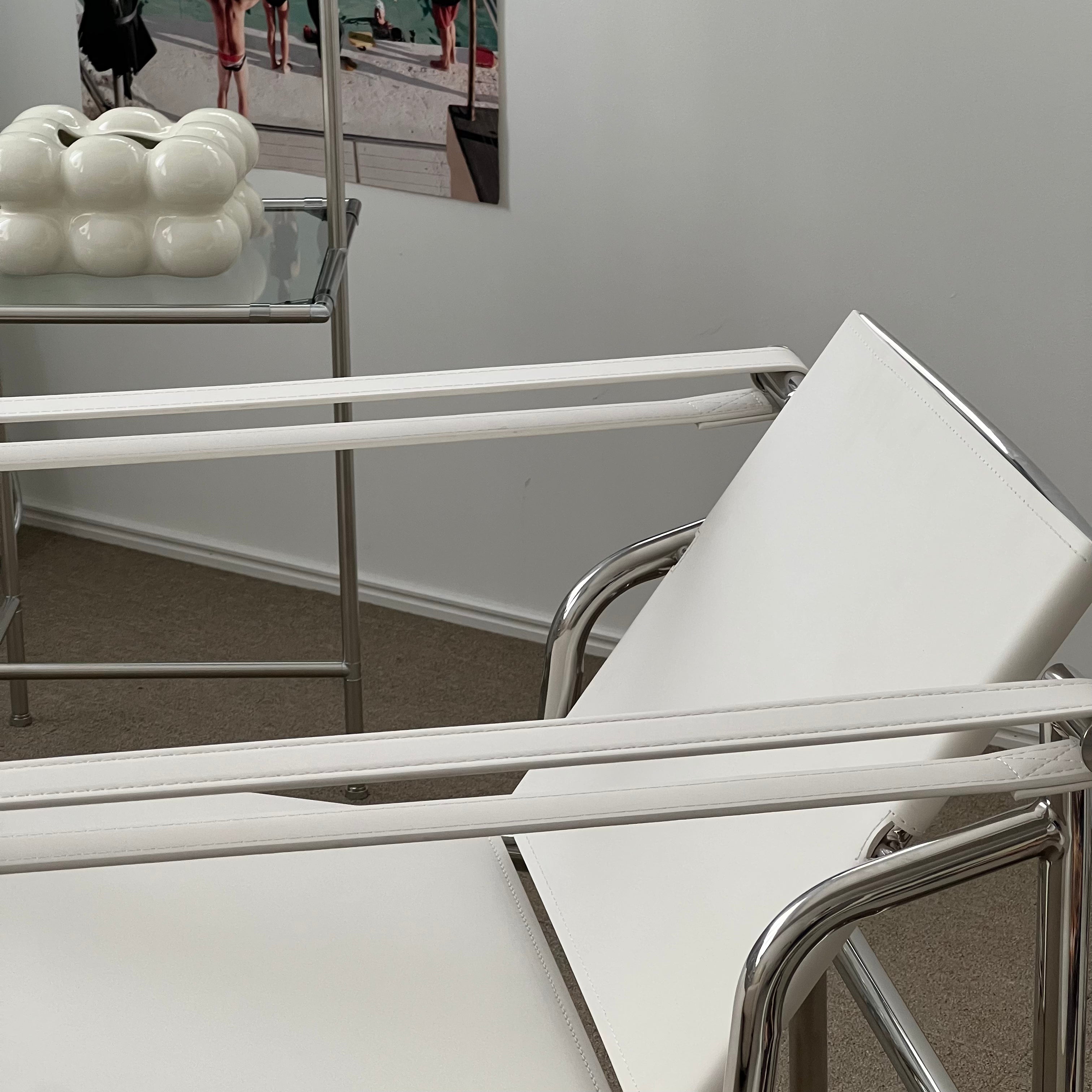 C13 ステンレスラウンジチェア 2color