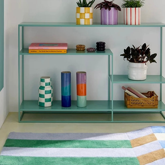 Step stripe rug