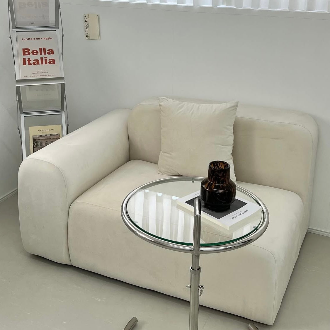 【展示品SALE】Pebble sofa -ivory-