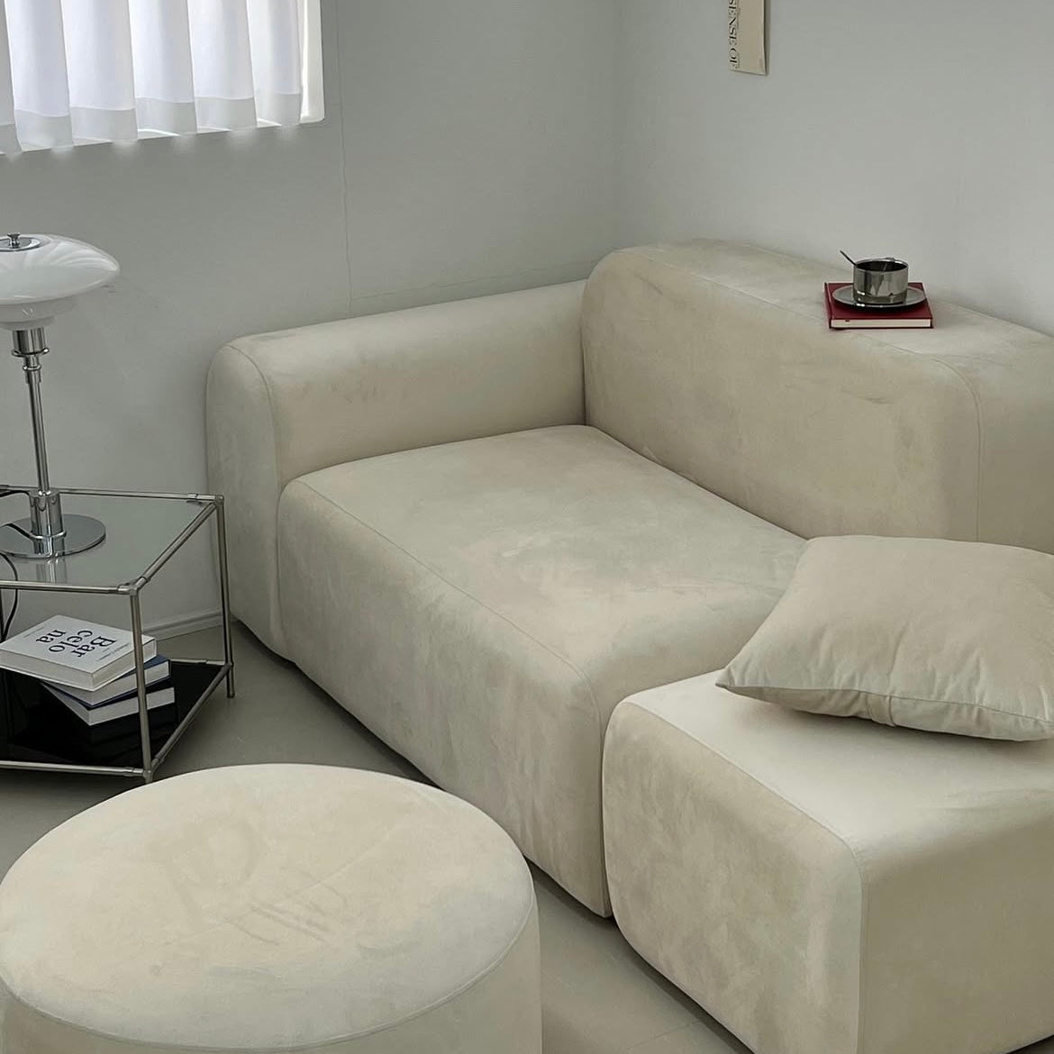 【展示品SALE】Pebble sofa -ivory-