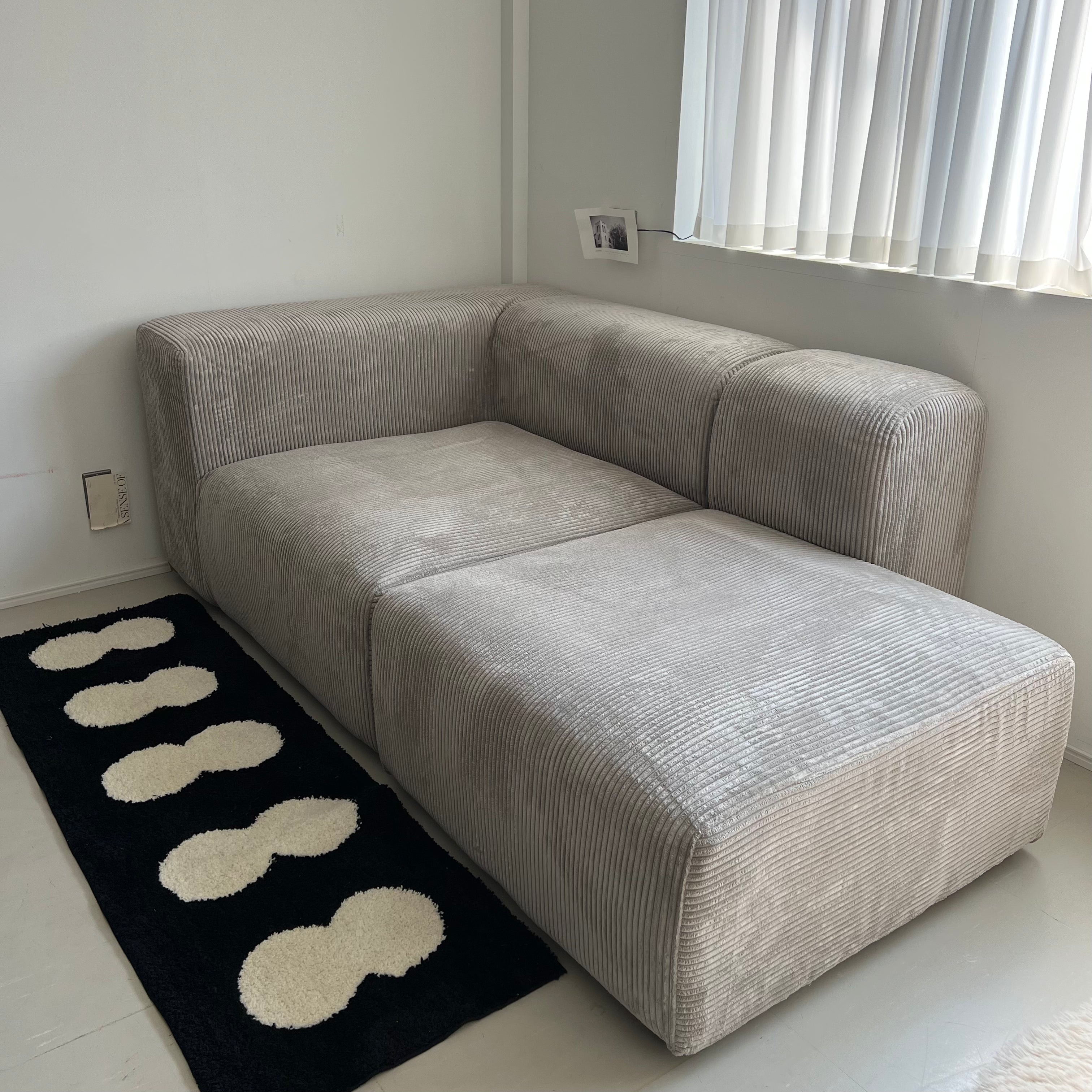 【B-SALE】Corduroy Modular Sofa