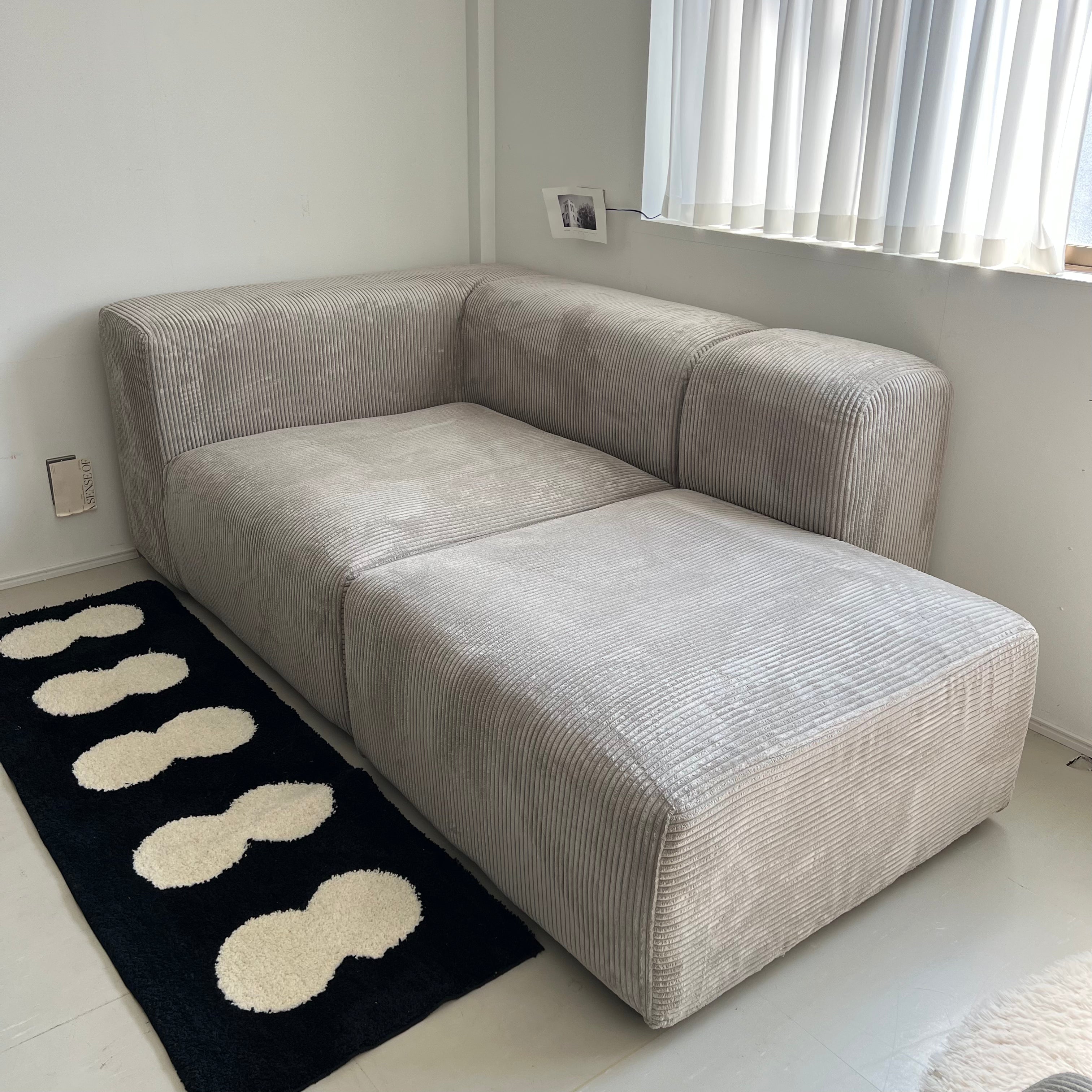 【B-SALE】Corduroy Modular Sofa