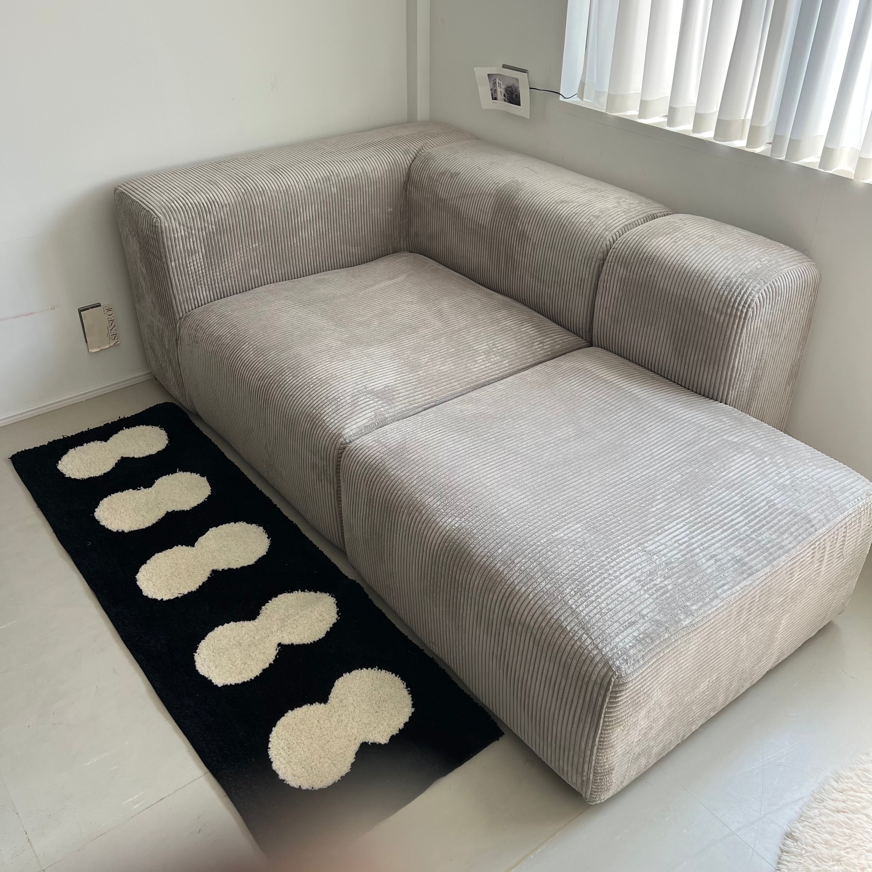 【B-SALE】Corduroy Modular Sofa
