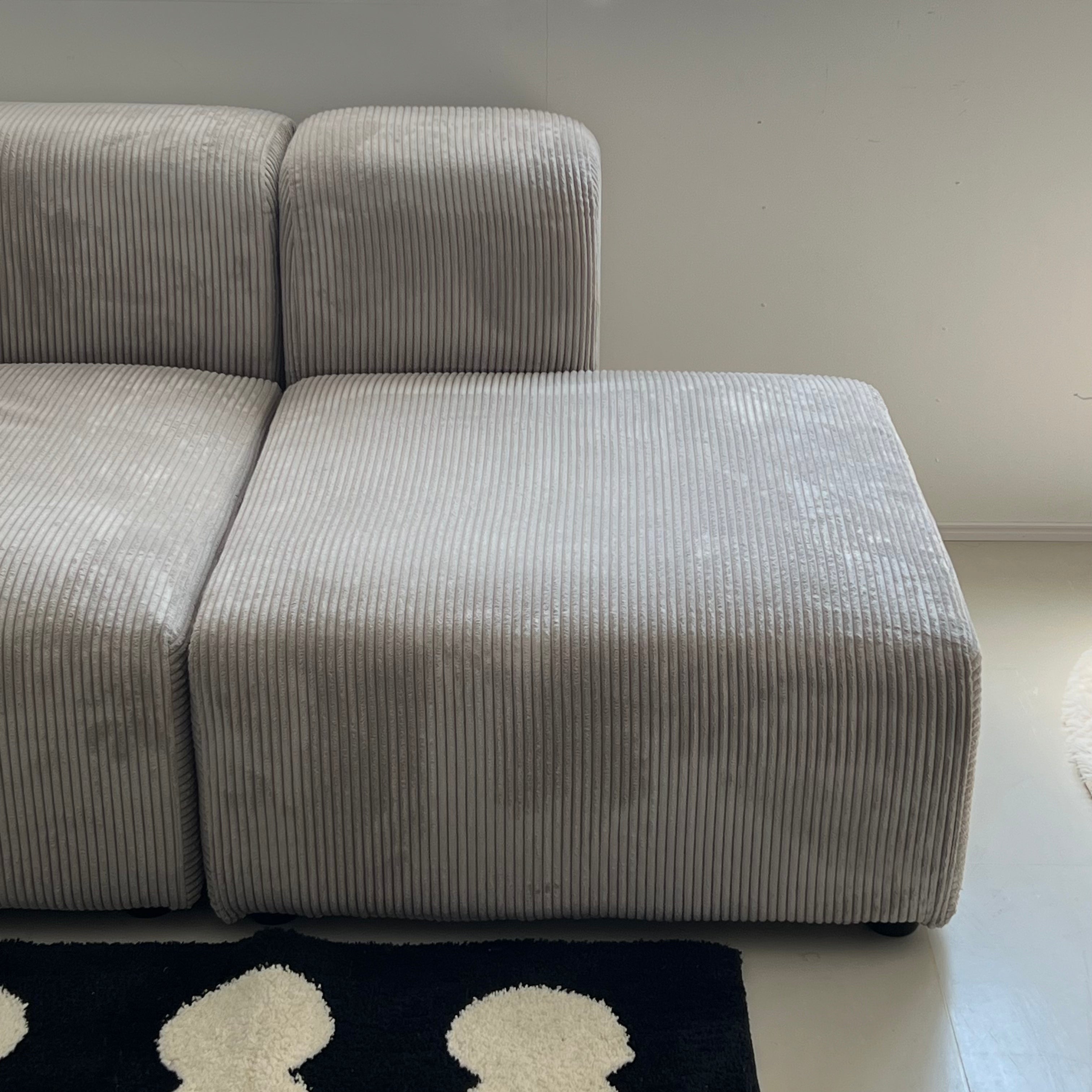 【B-SALE】Corduroy Modular Sofa