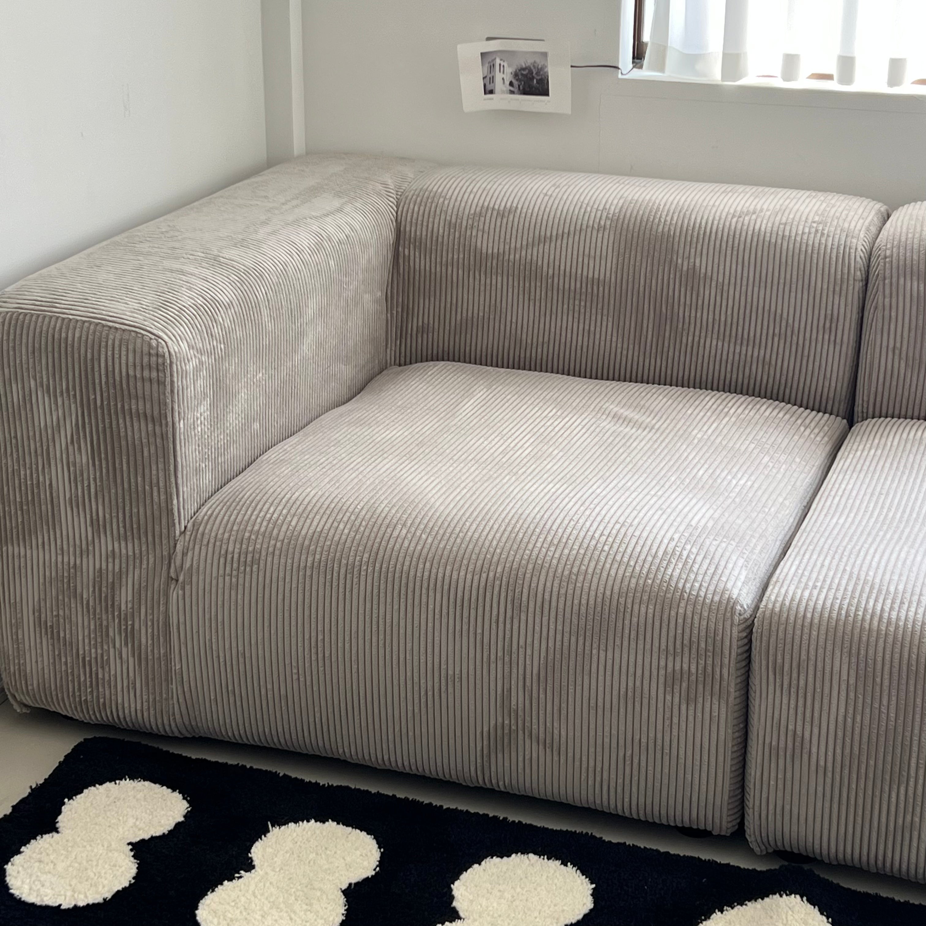 【B-SALE】Corduroy Modular Sofa