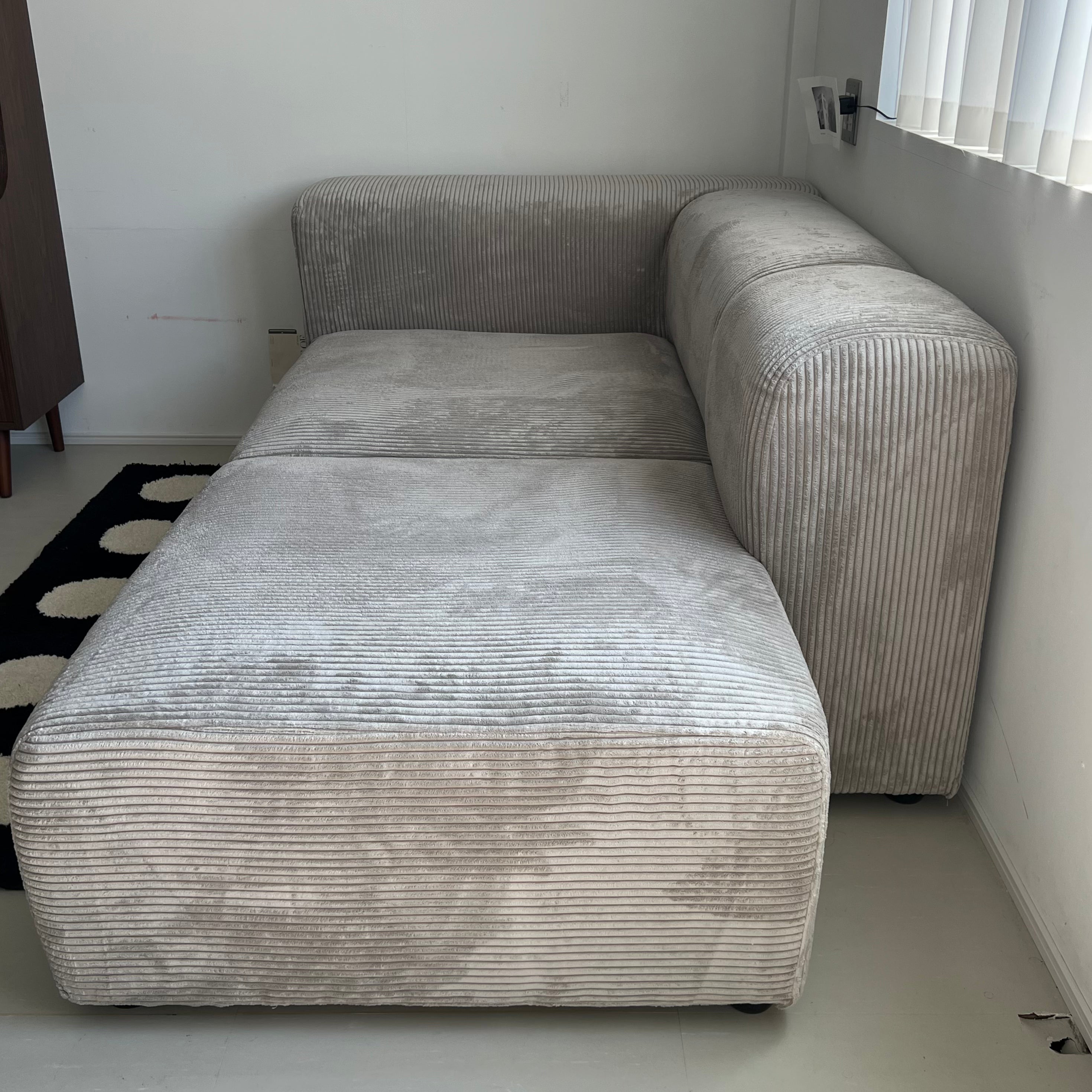 【B-SALE】Corduroy Modular Sofa