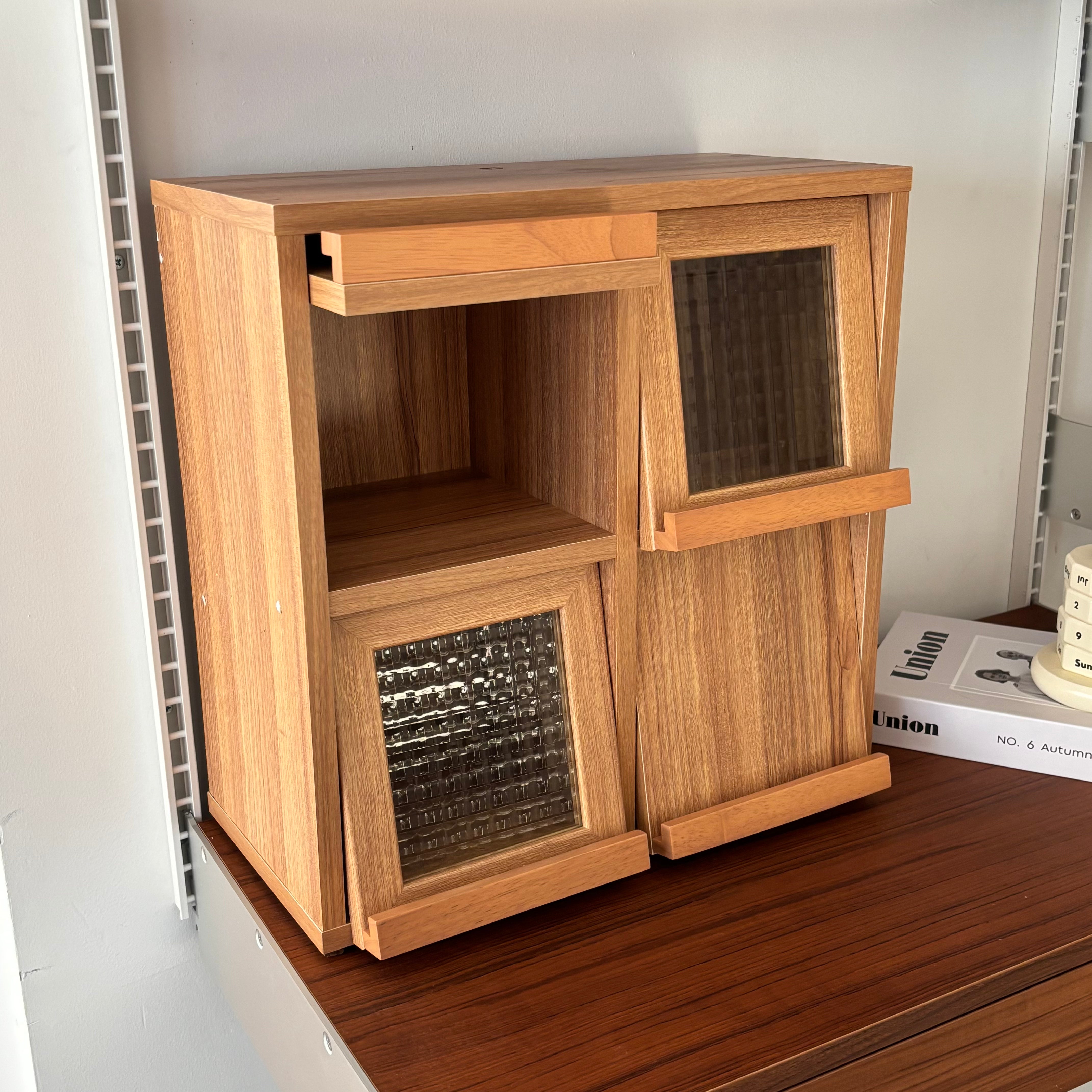【B-SALE】【Market B】FILMON Square wood cabinet -mini-