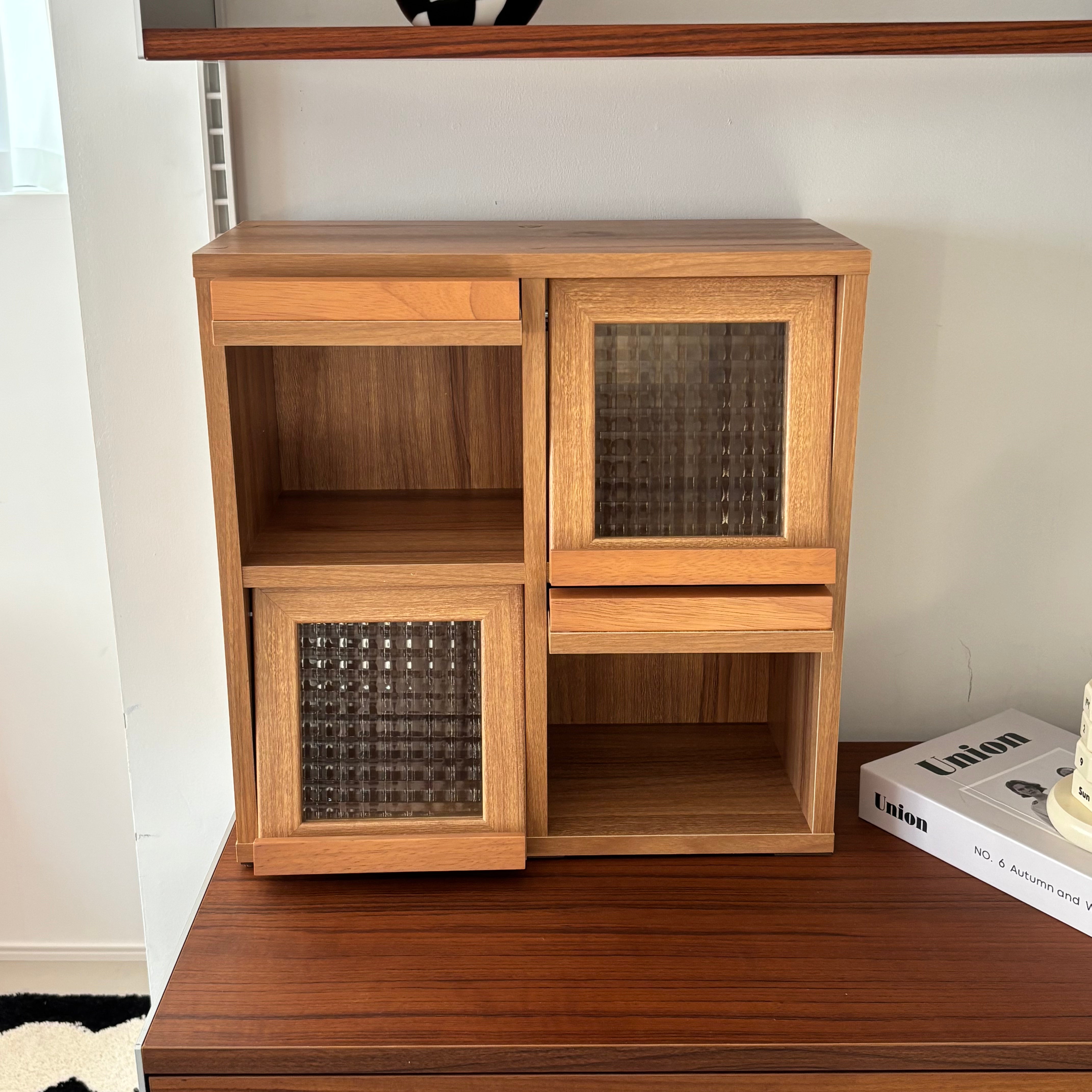 【B-SALE】【Market B】FILMON Square wood cabinet -mini-
