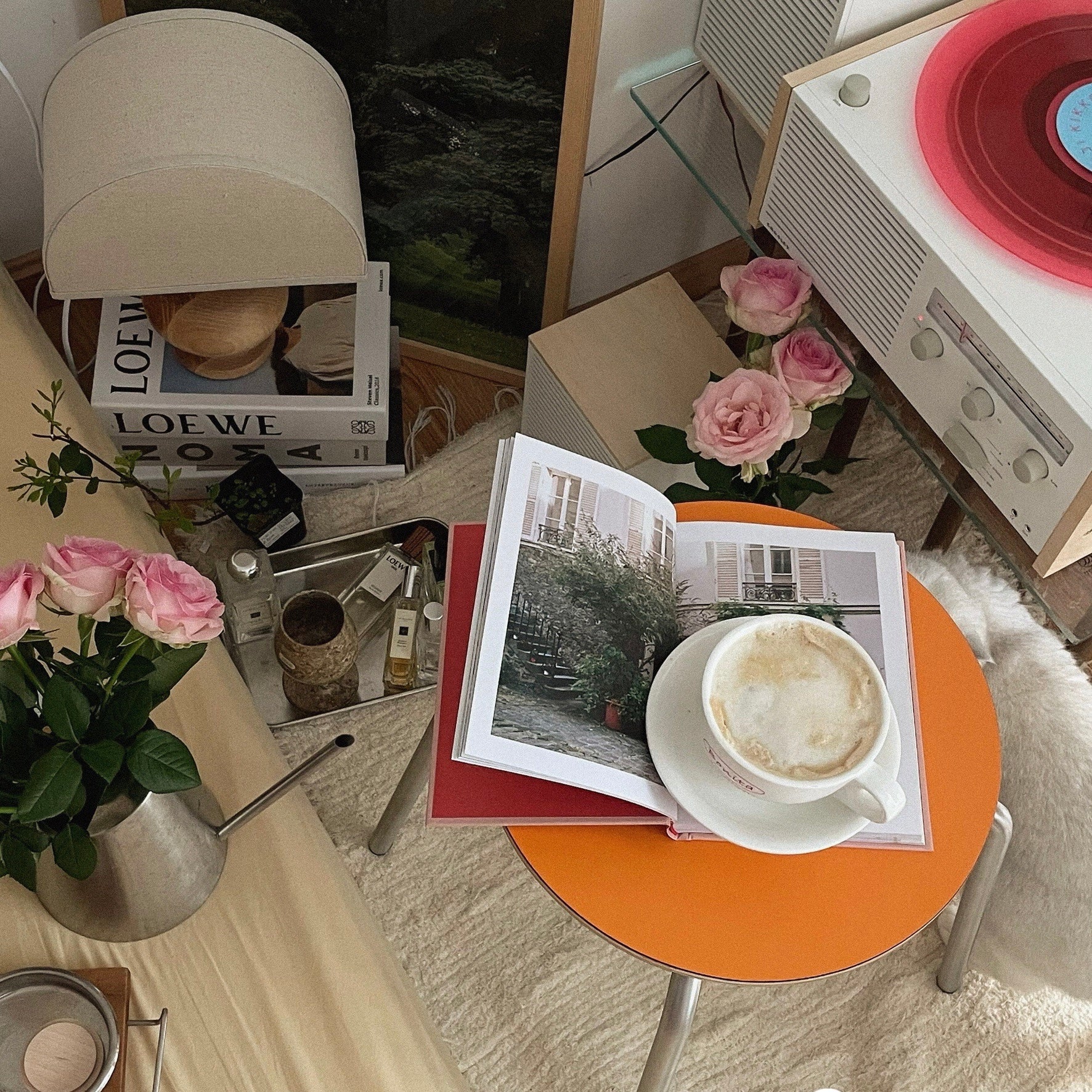 C46 Retro circle stool