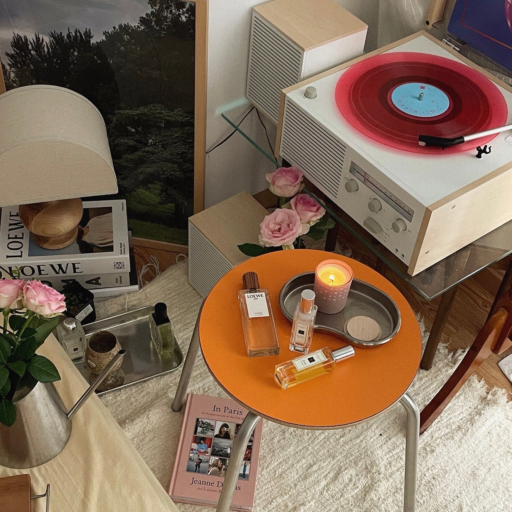 C46 Retro circle stool