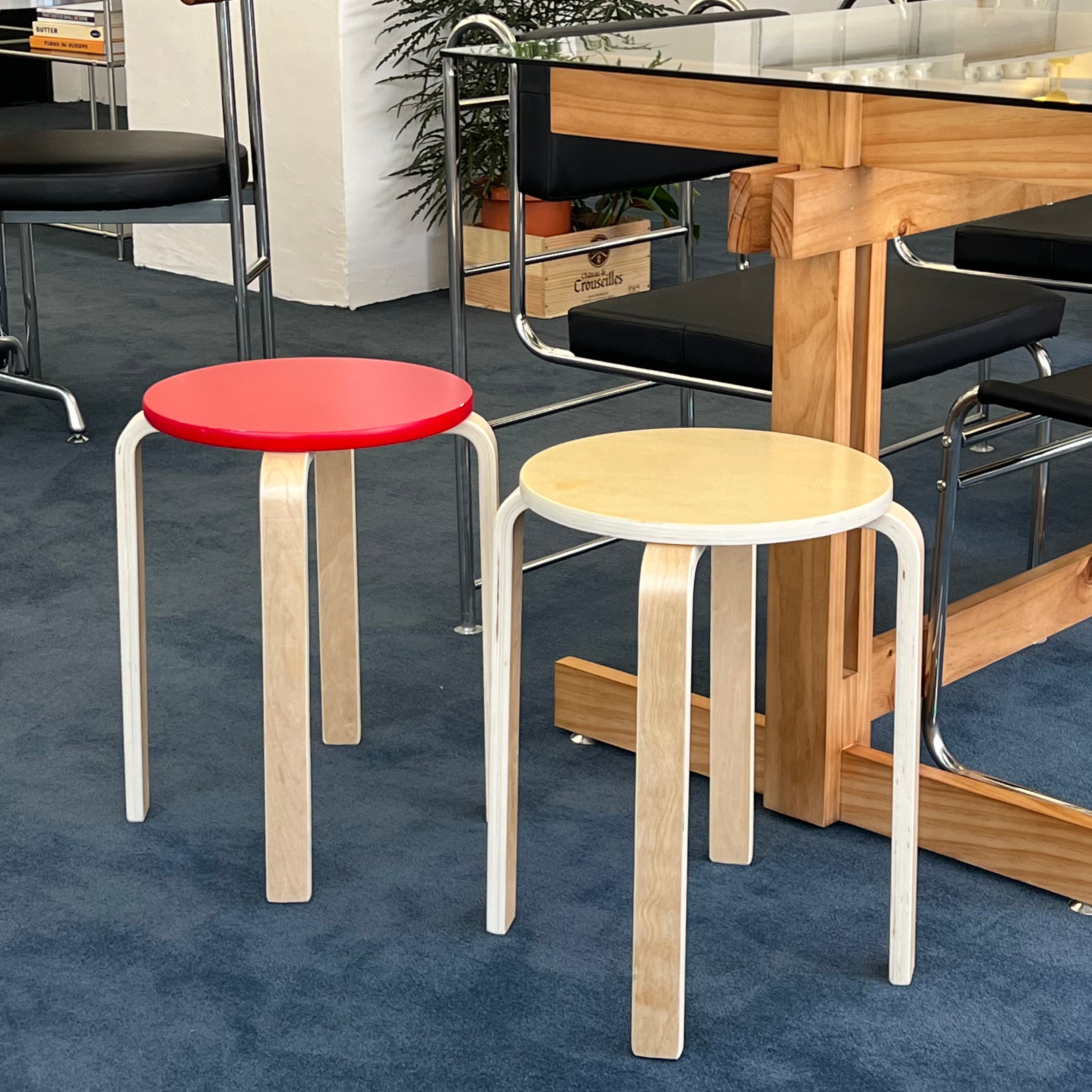 C53 Wood colorful stool