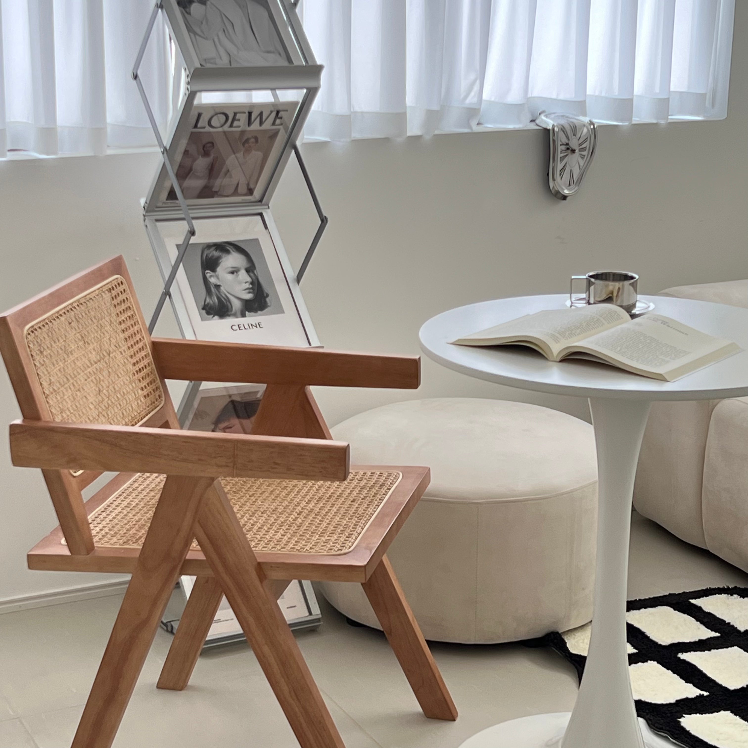 C36 Rattan Wood Chair