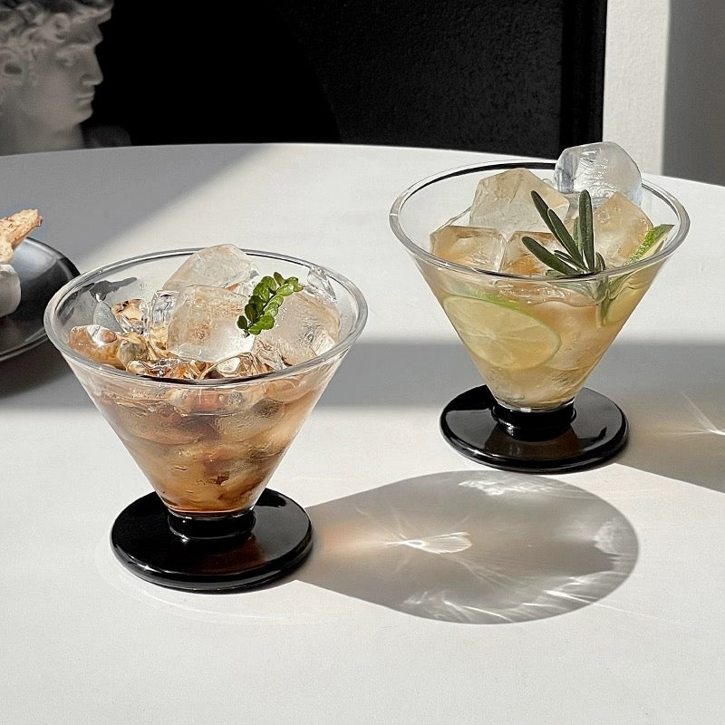 Triangle ice glass