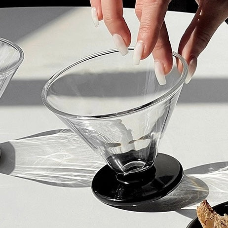Triangle ice glass