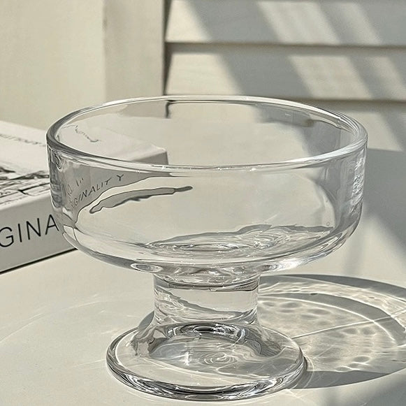 Clear dessert cup