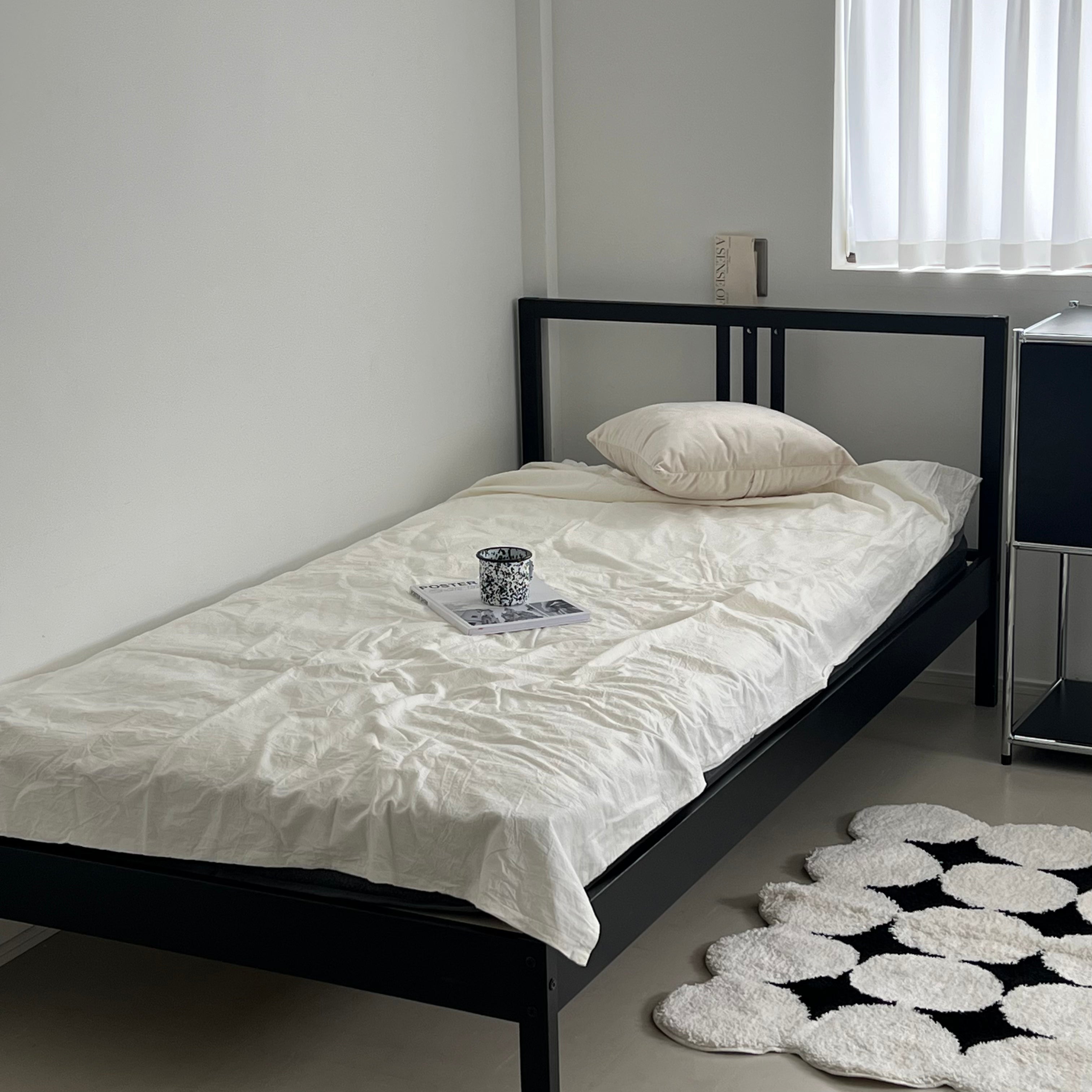 【Market B】FRUGA Wood modern bed -シングル-