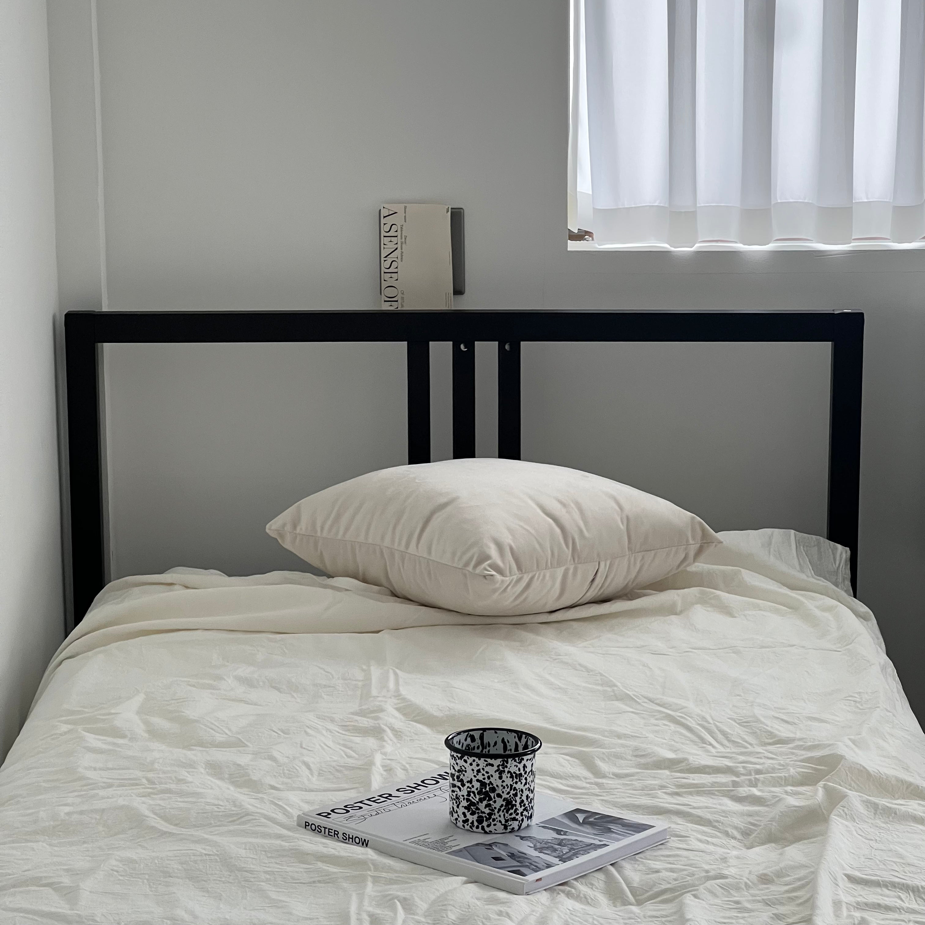 【Market B】FRUGA Wood modern bed -シングル-