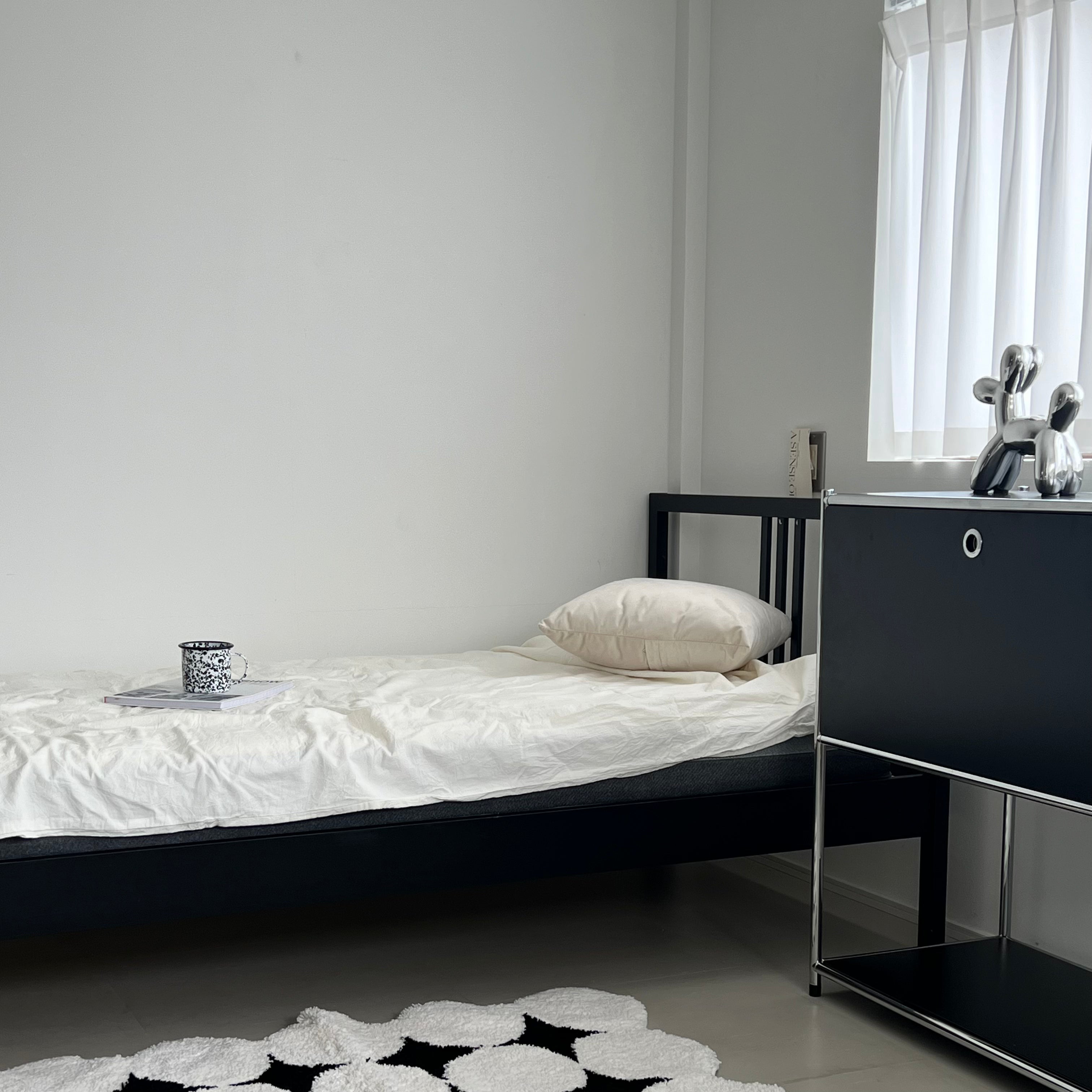 【Market B】FRUGA Wood modern bed -シングル-