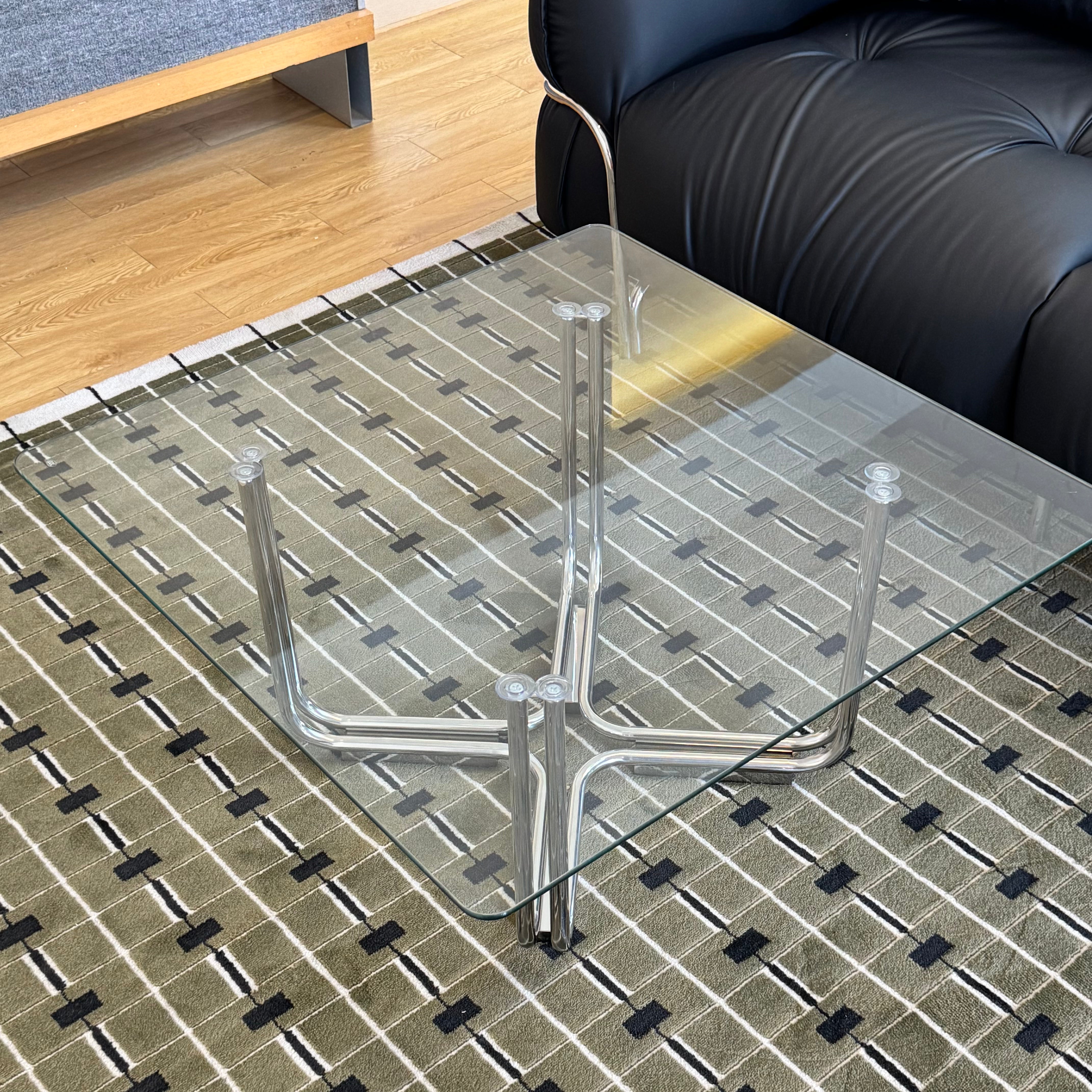 Float glass table