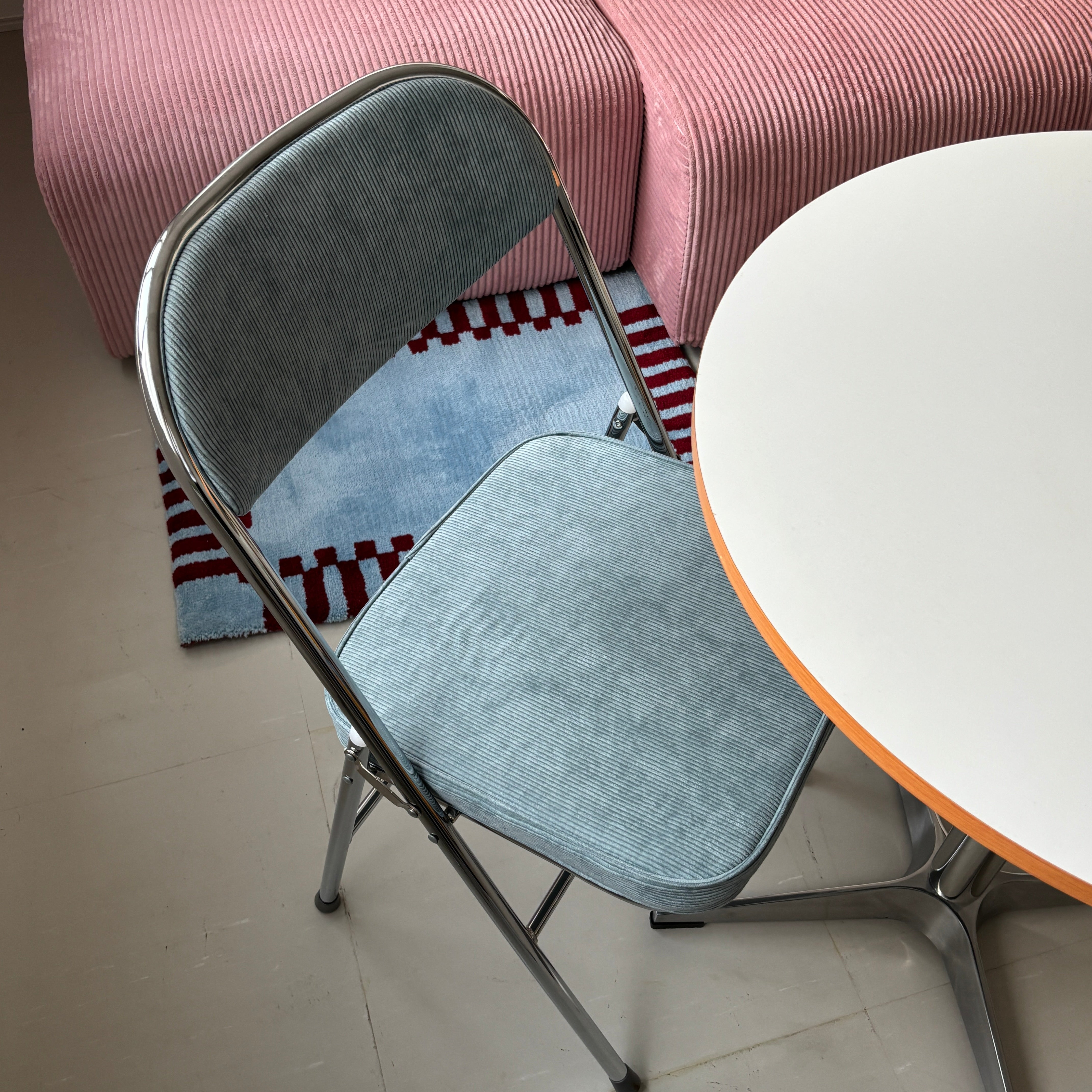 【B-SALE】C24 コーデュロイ折り畳みルームチェア