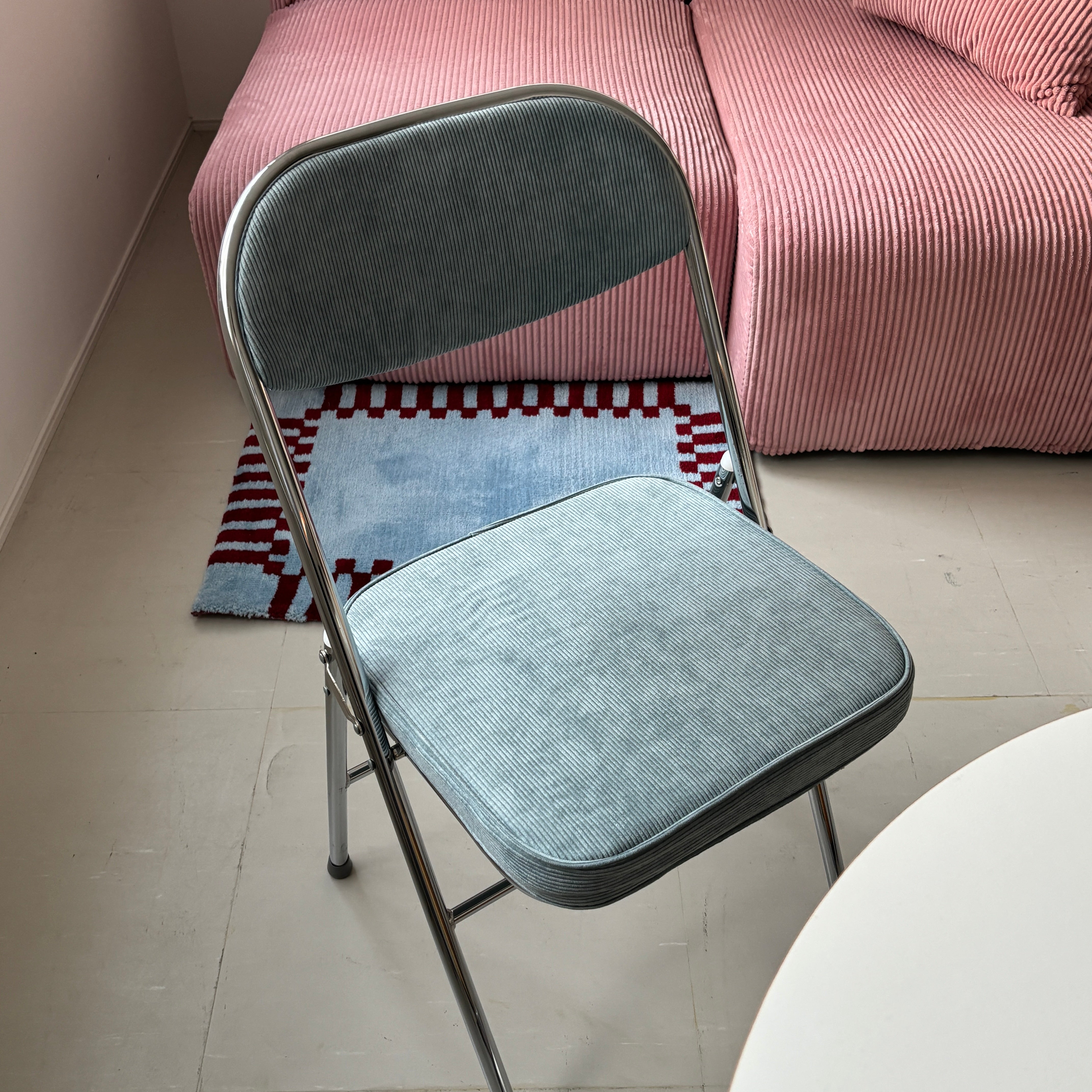 【B-SALE】C24 コーデュロイ折り畳みルームチェア