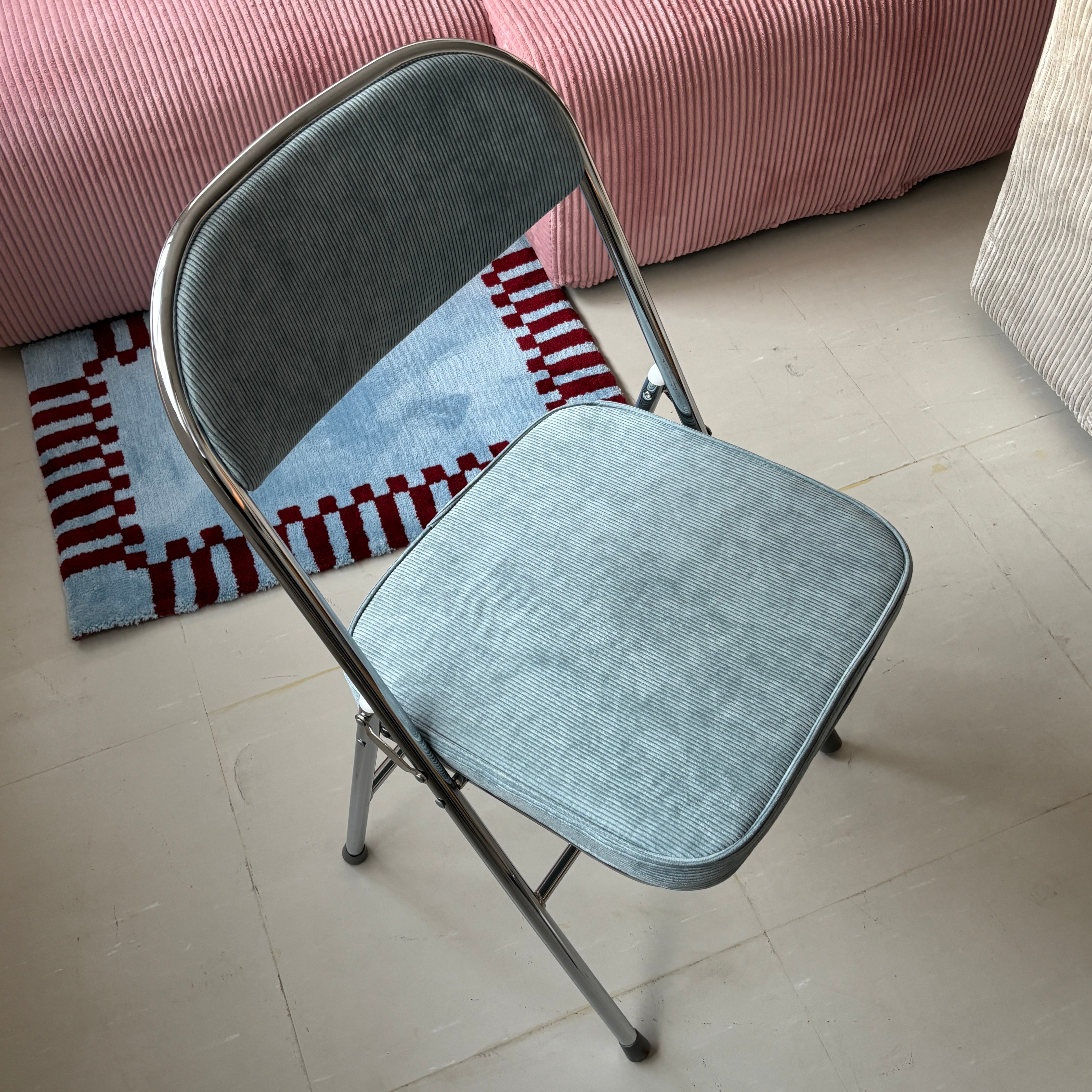 【B-SALE】C24 コーデュロイ折り畳みルームチェア