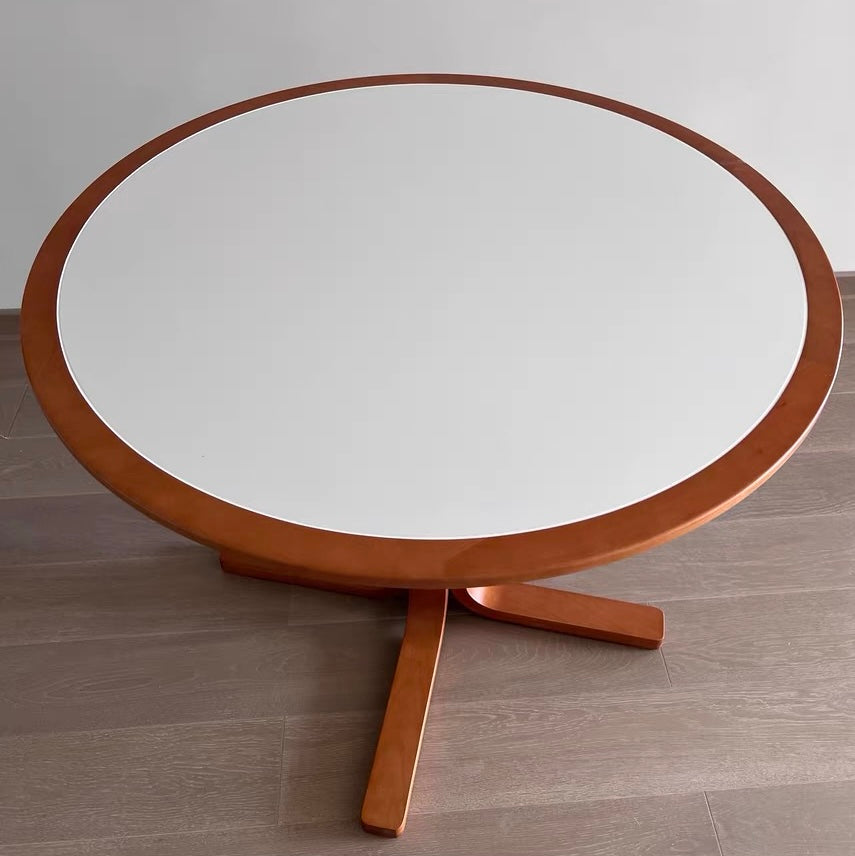 Round 2tone dining table