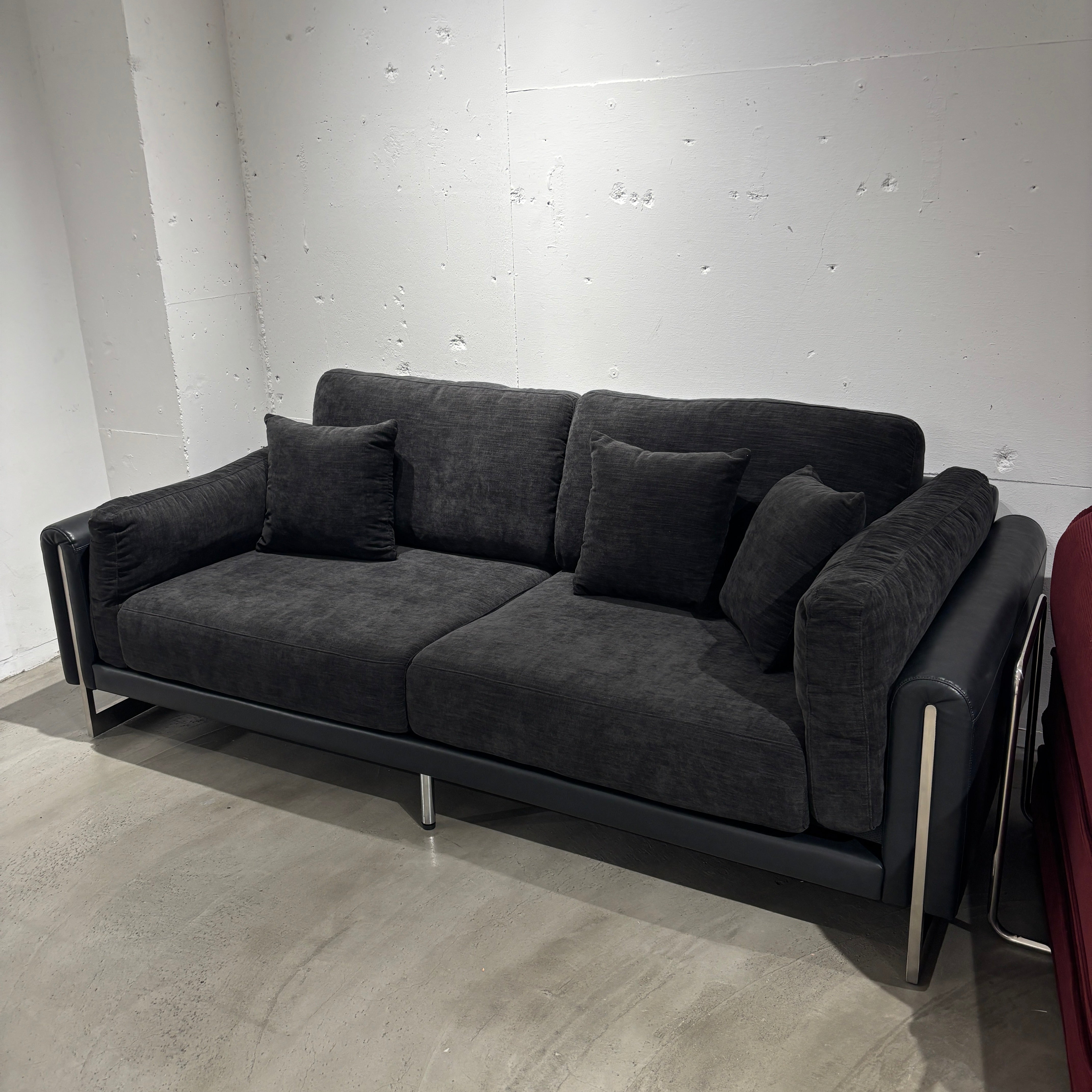 【B-SALE】Side leather sofa