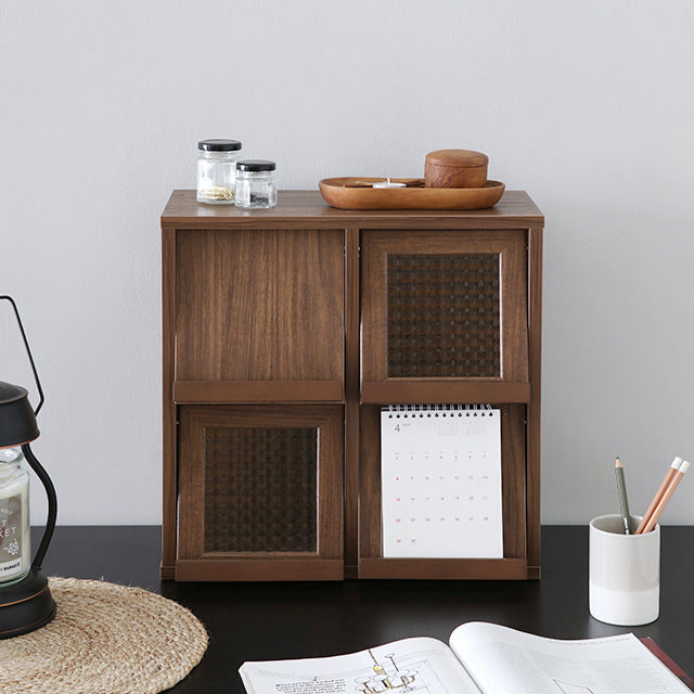 【Market B】FILMON Square wood cabinet -mini-