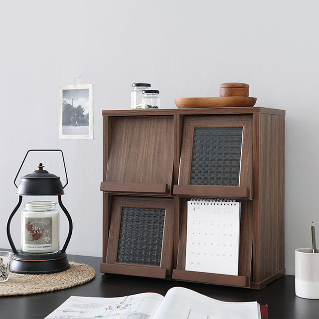 【Market B】FILMON Square wood cabinet -mini-