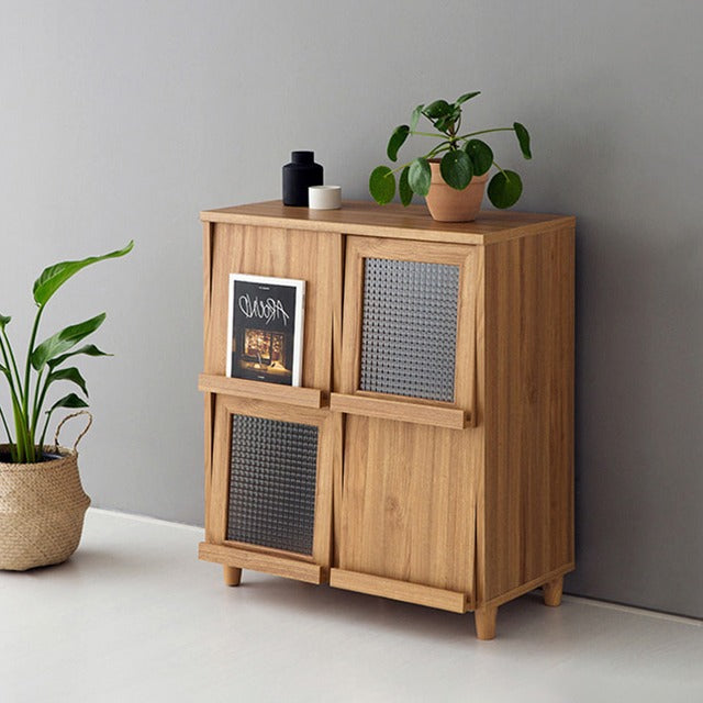 【Market B】FILMON Square wood cabinet -medium-