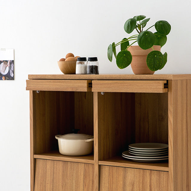 【Market B】FILMON Square wood cabinet -medium-