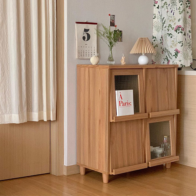 【Market B】FILMON Square wood cabinet -medium-