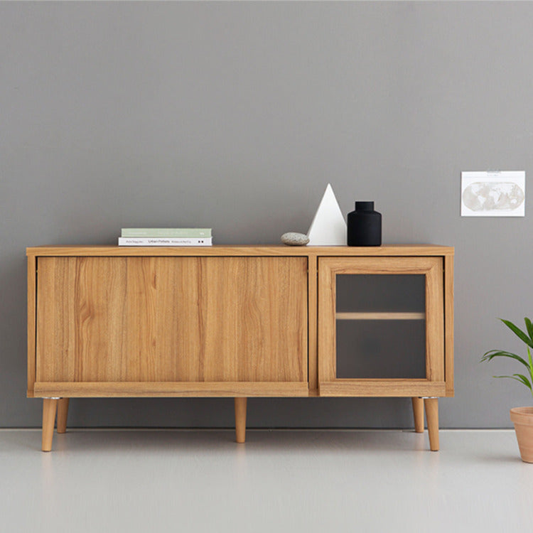 【Market B】 FILMON Wood glas TV rack