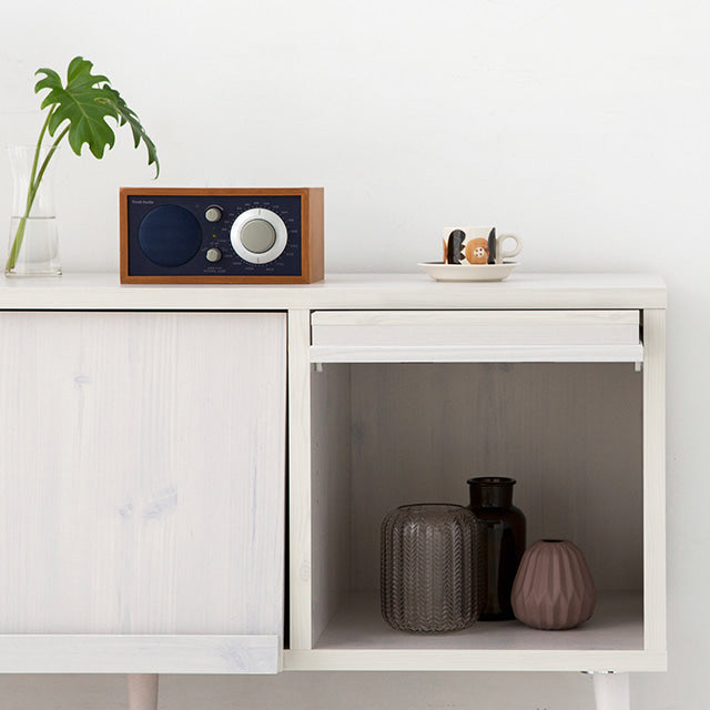 【Market B】 FILMON Wood glas TV rack
