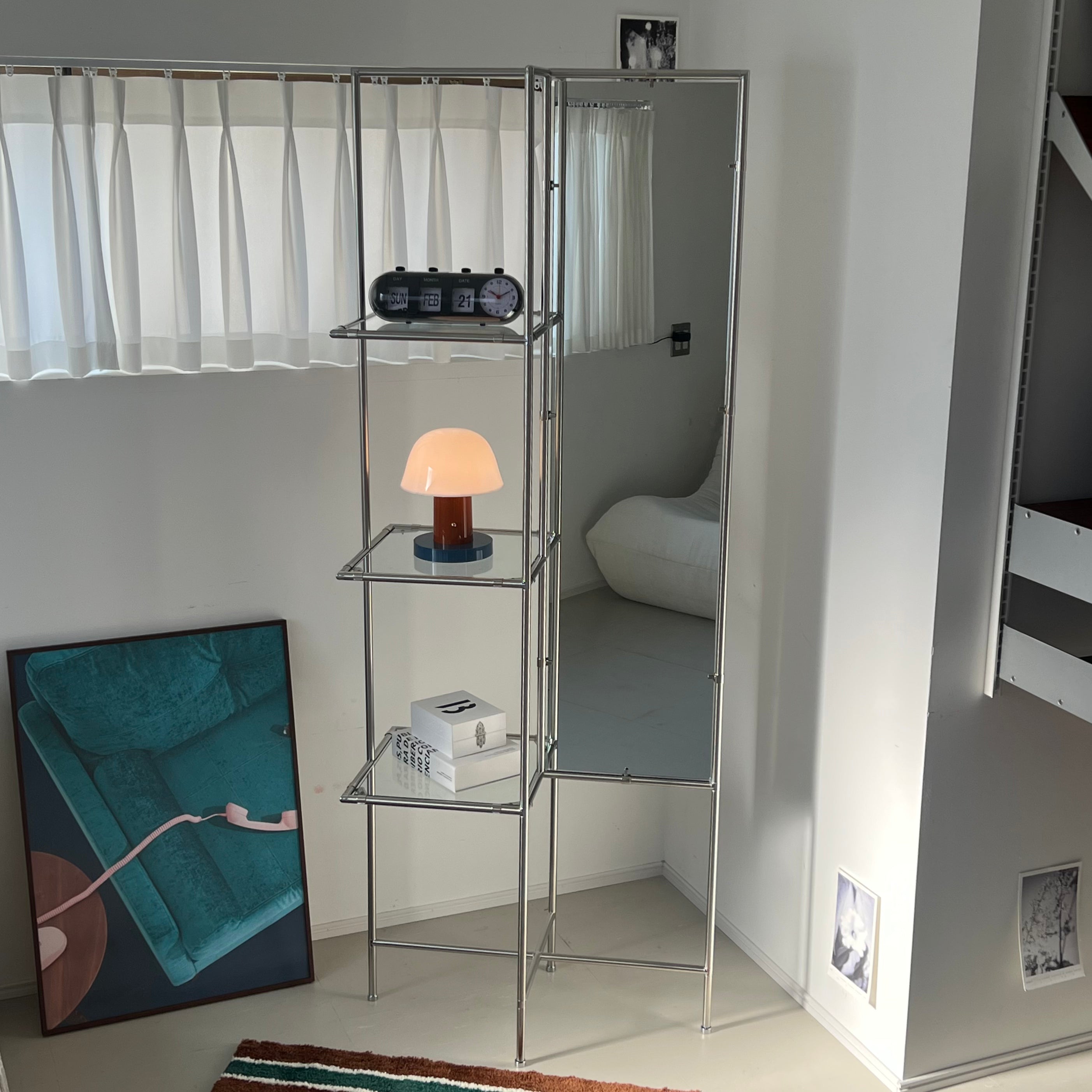 Stand Mirror Rack