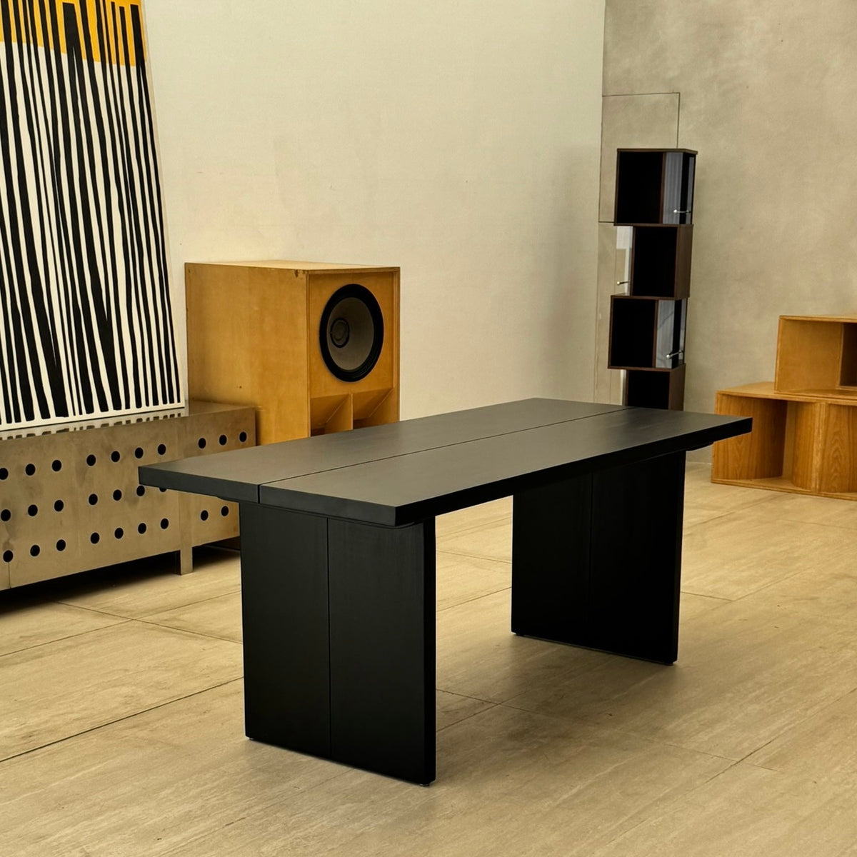 T51 Black Wood Table