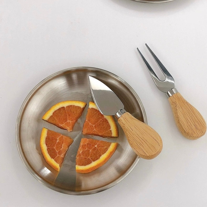 Simple stainless plate