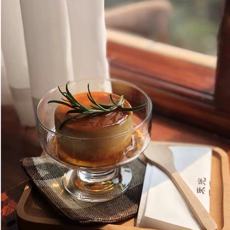 Clear dessert cup