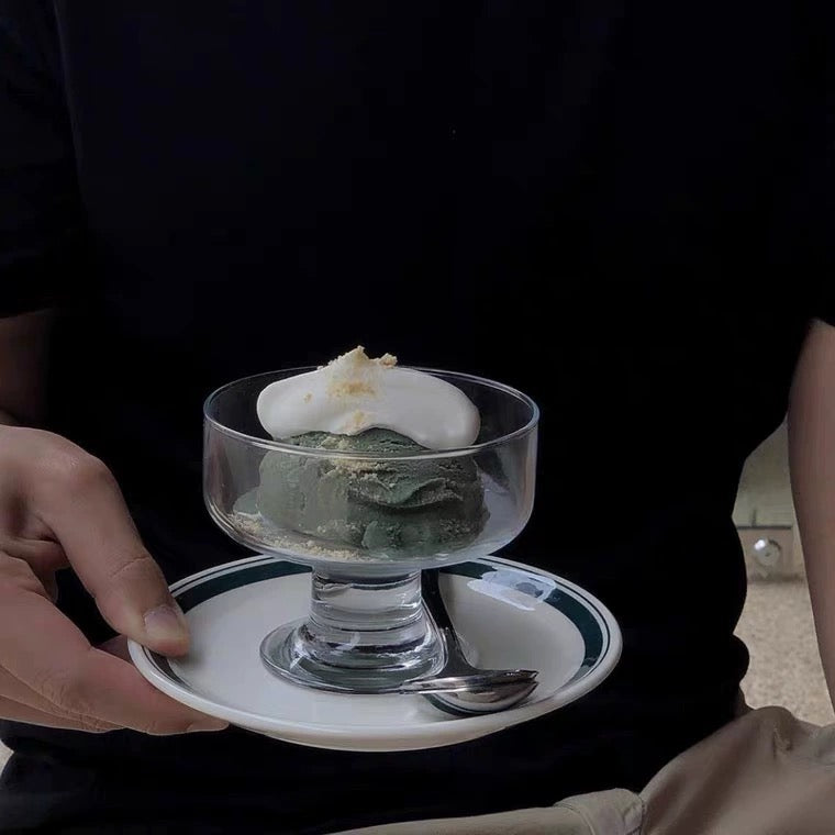 Clear dessert cup