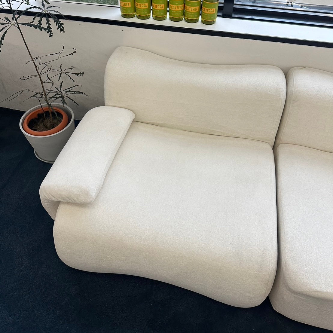 Smooth modular sofa