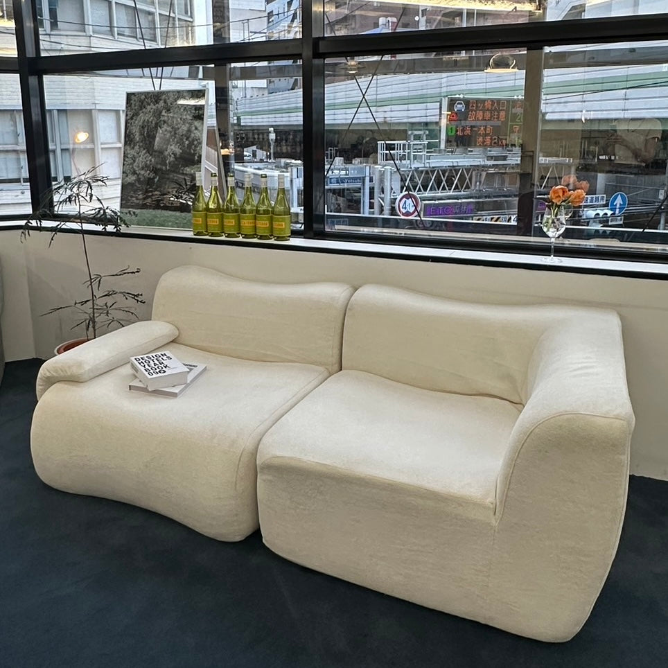 Smooth modular sofa